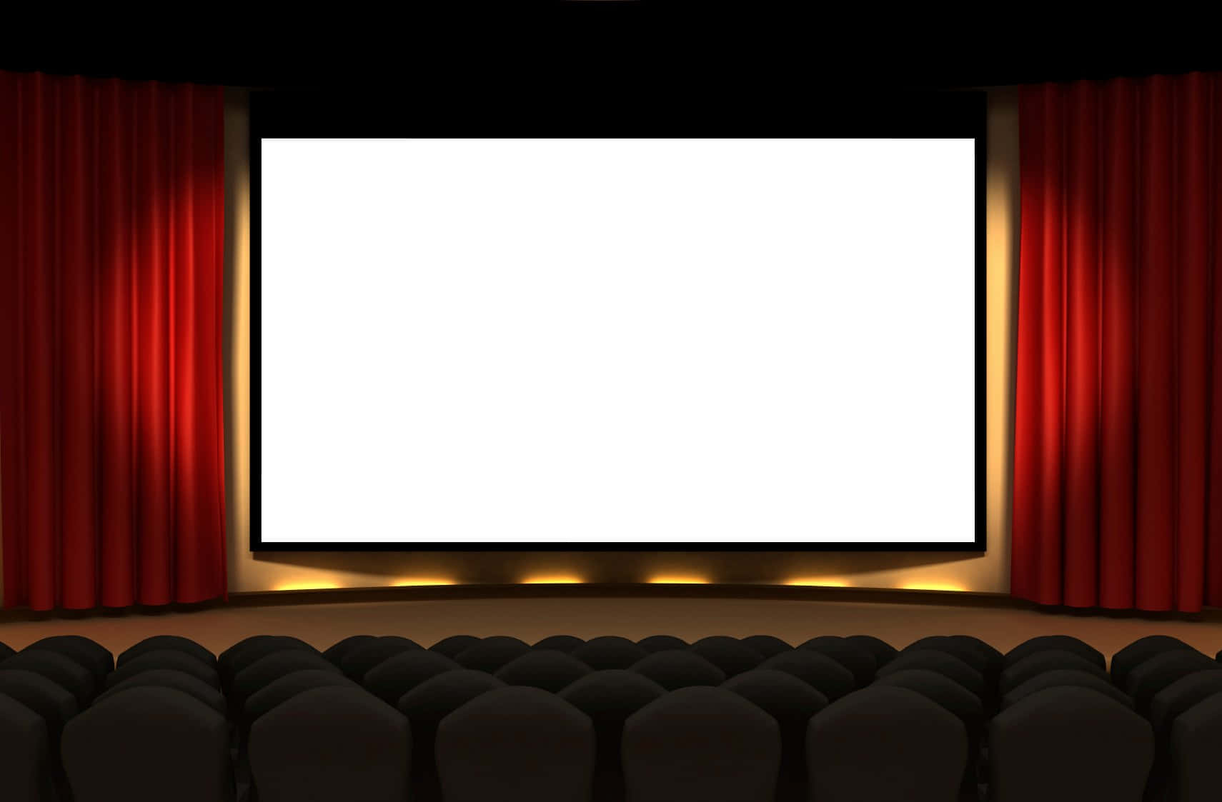 cinema theater, white screen, bright blank screen, HD Desktop Wallpaper