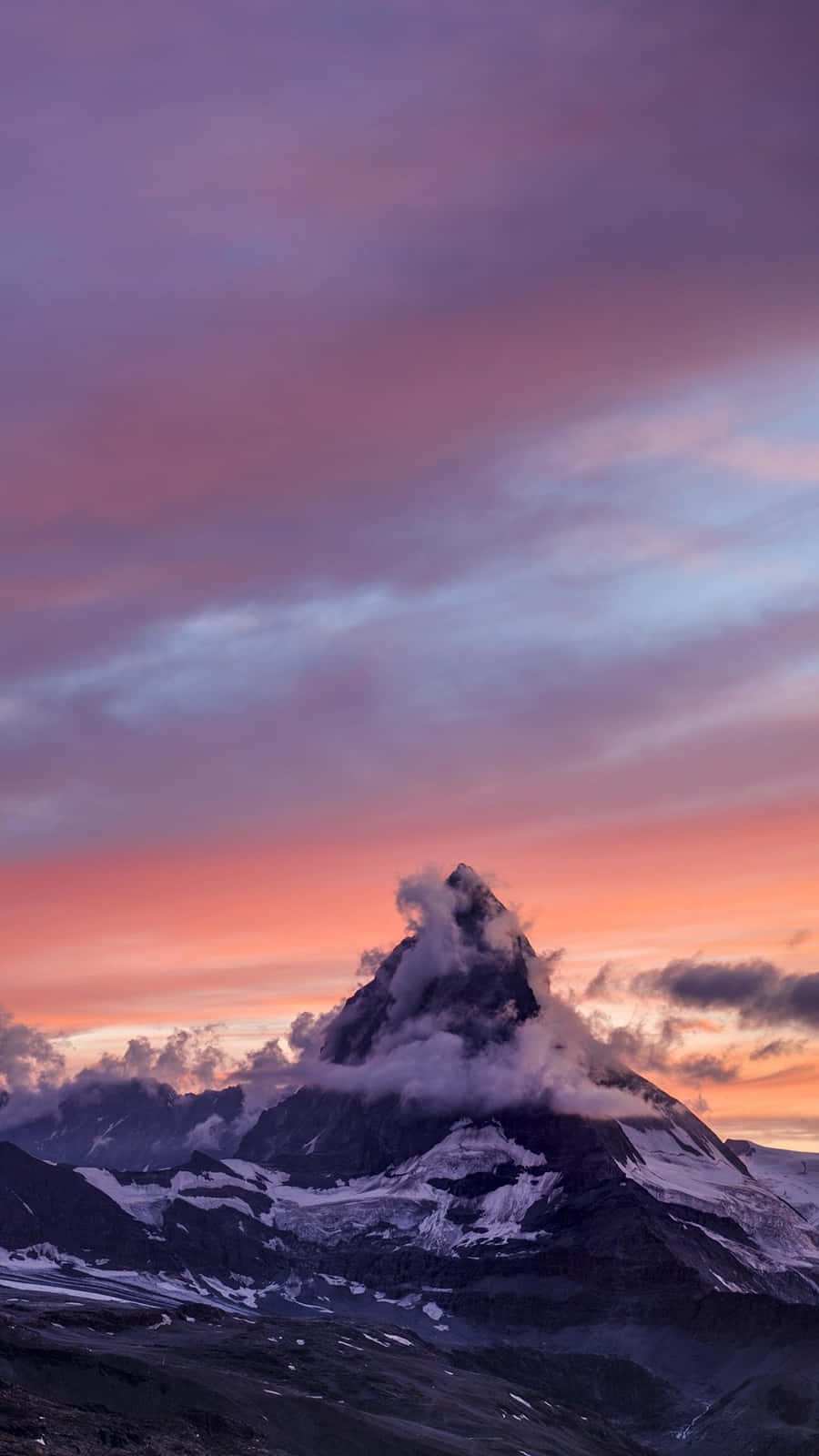 Standard, mountain, sunset, HD Phone Wallpaper