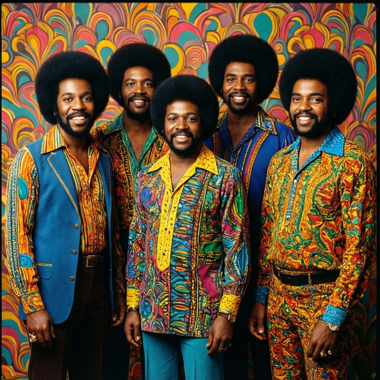 Staple Singers, 1970s, colorful, HD Desktop Wallpaper