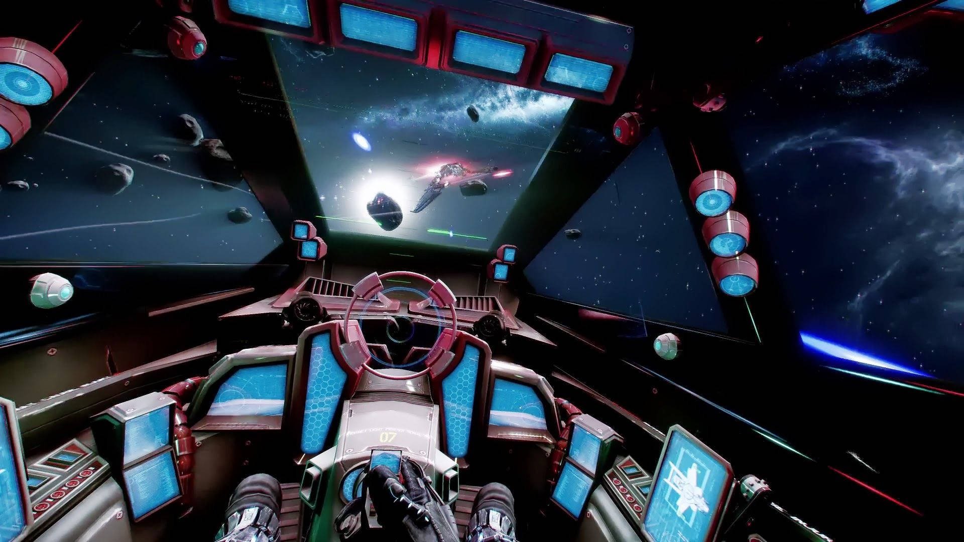Star Citizen, spaceship cockpit, futuristic spaceship, Full HD Desktop Wallpaper