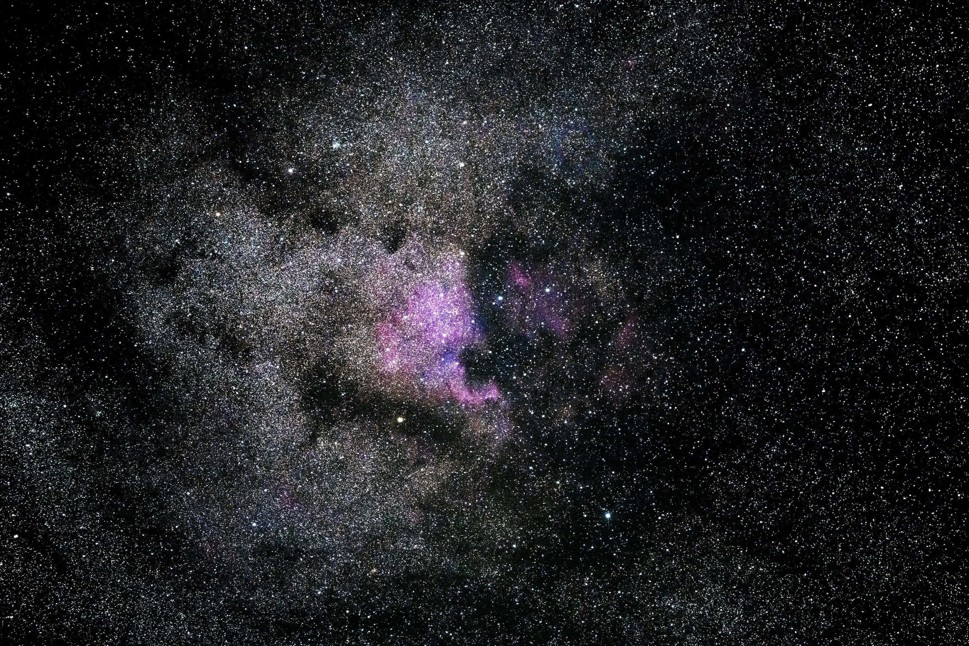 Stellar Nebula, purple, pink, 2K Desktop Wallpaper