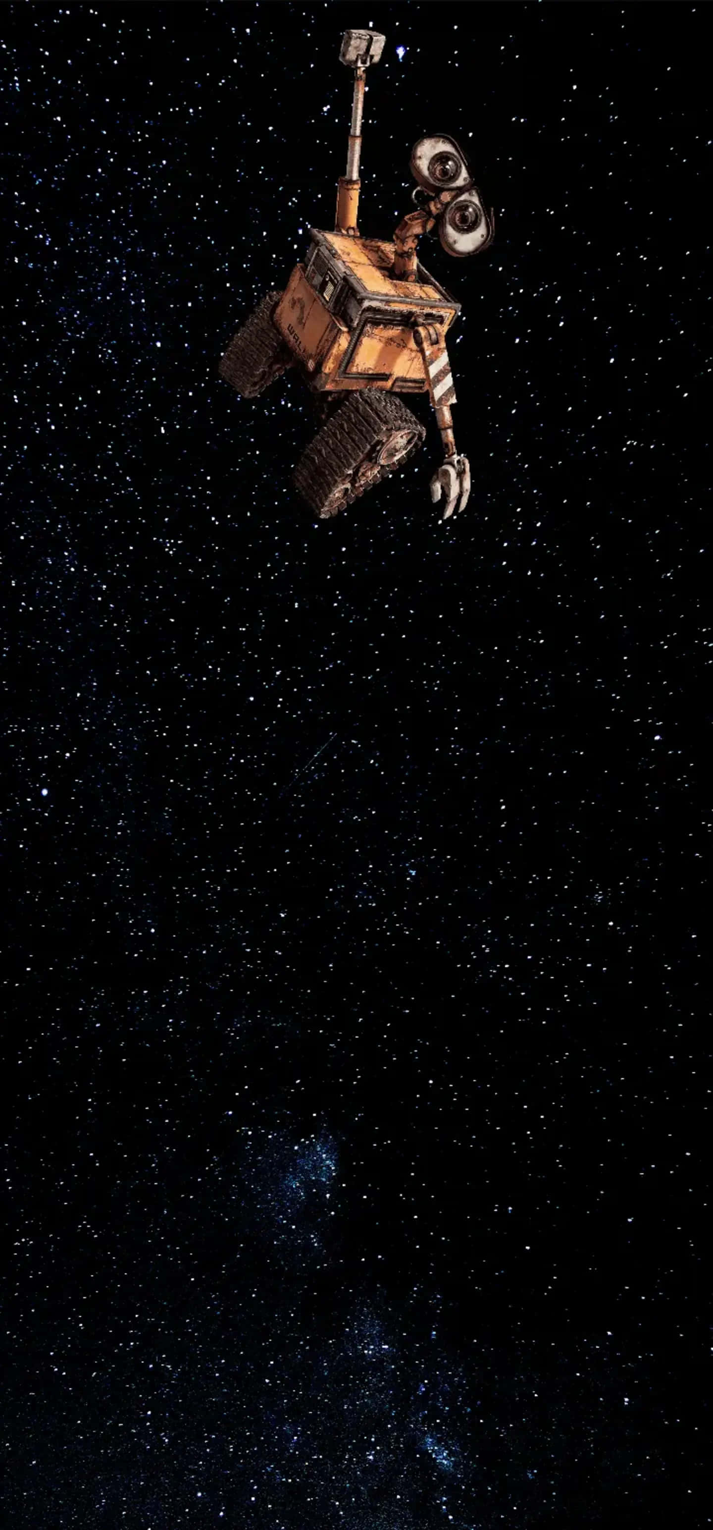 Wall-E, stars, void of space, 2K Phone Wallpaper