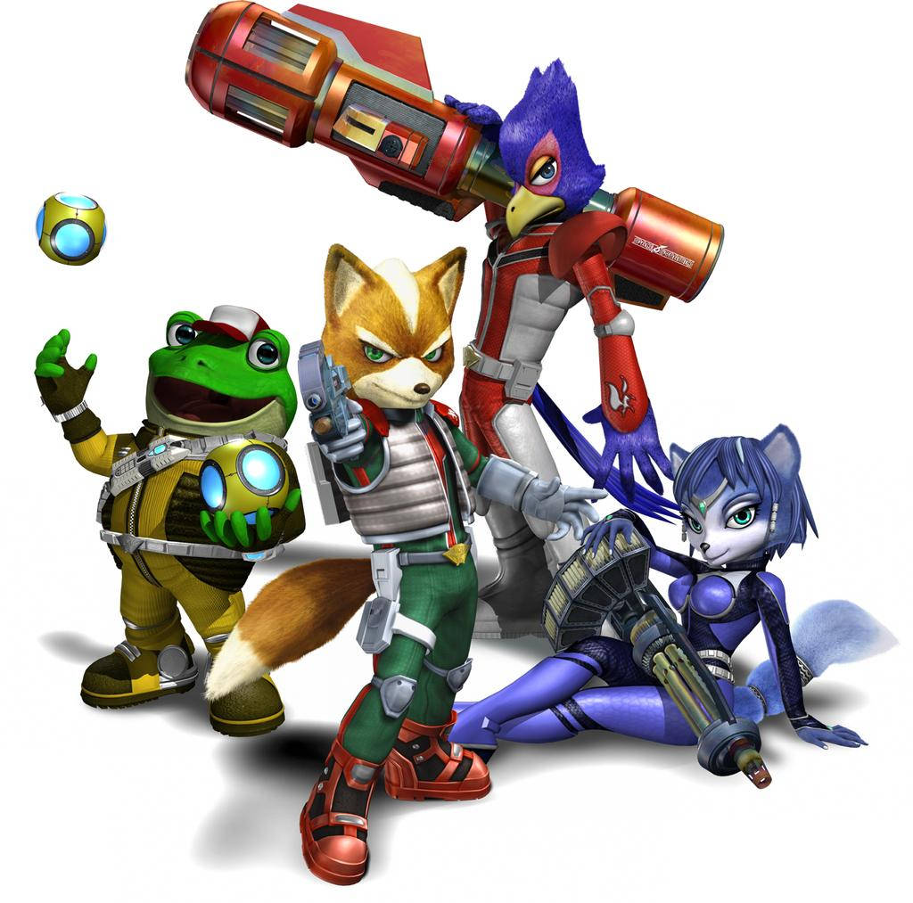 Star Fox, anthropomorphic animal heroes, sci-fi gear, SD Desktop Wallpaper