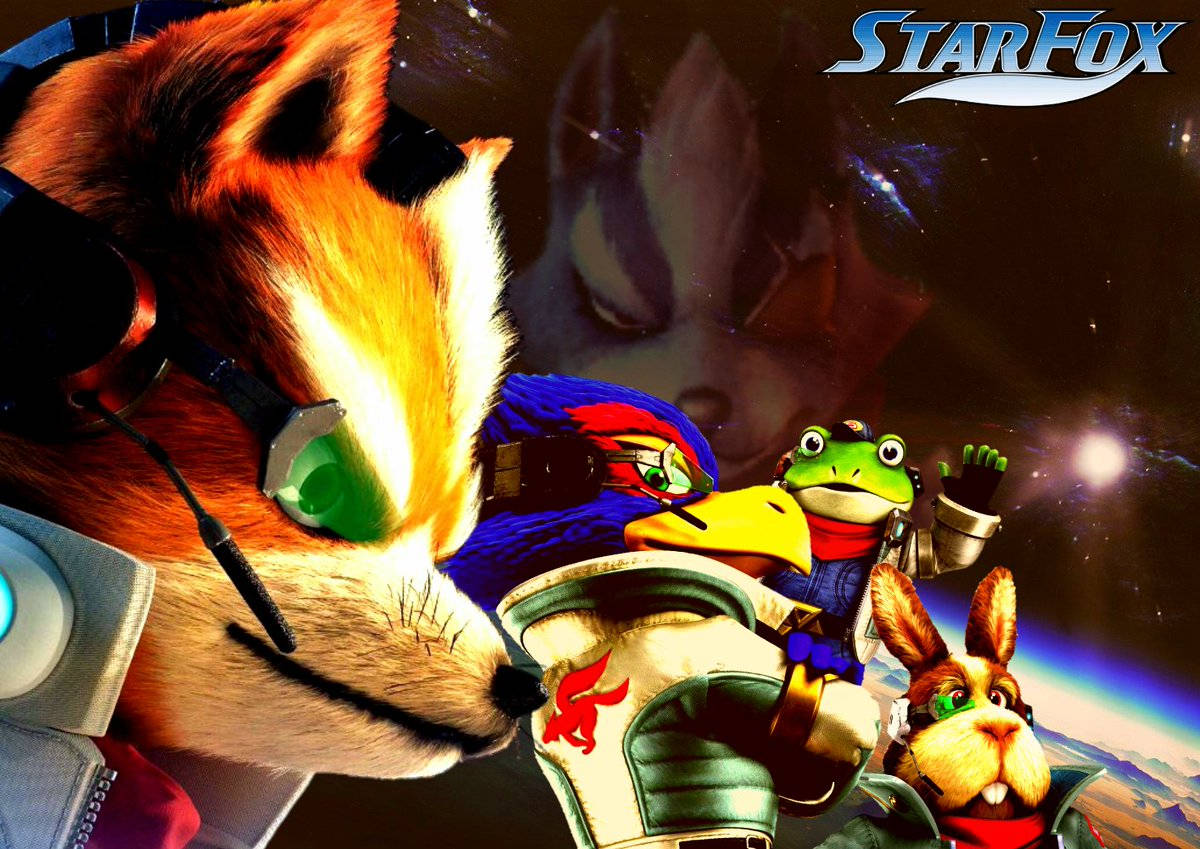 Star Fox, space suits, planet, SD Desktop Wallpaper