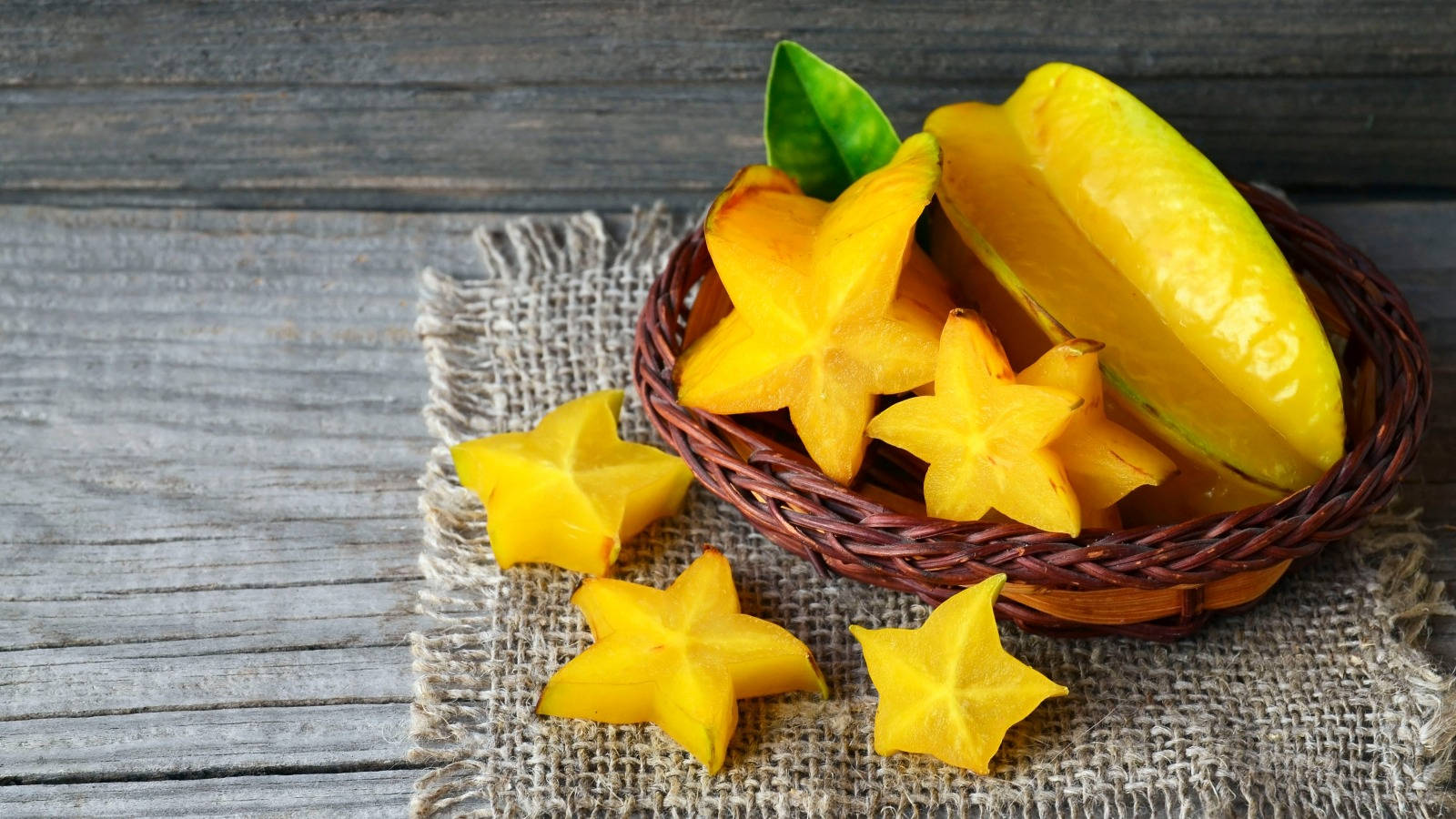 Star Fruit, knitted plate, burlap cloth, HD Desktop Wallpaper
