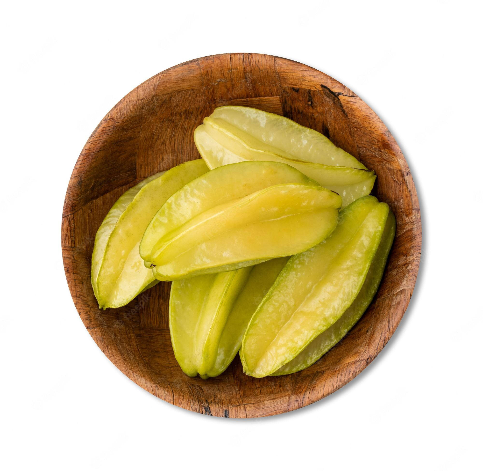 star fruit, wooden bowl, rustic wooden bowl, Full HD Desktop Wallpaper