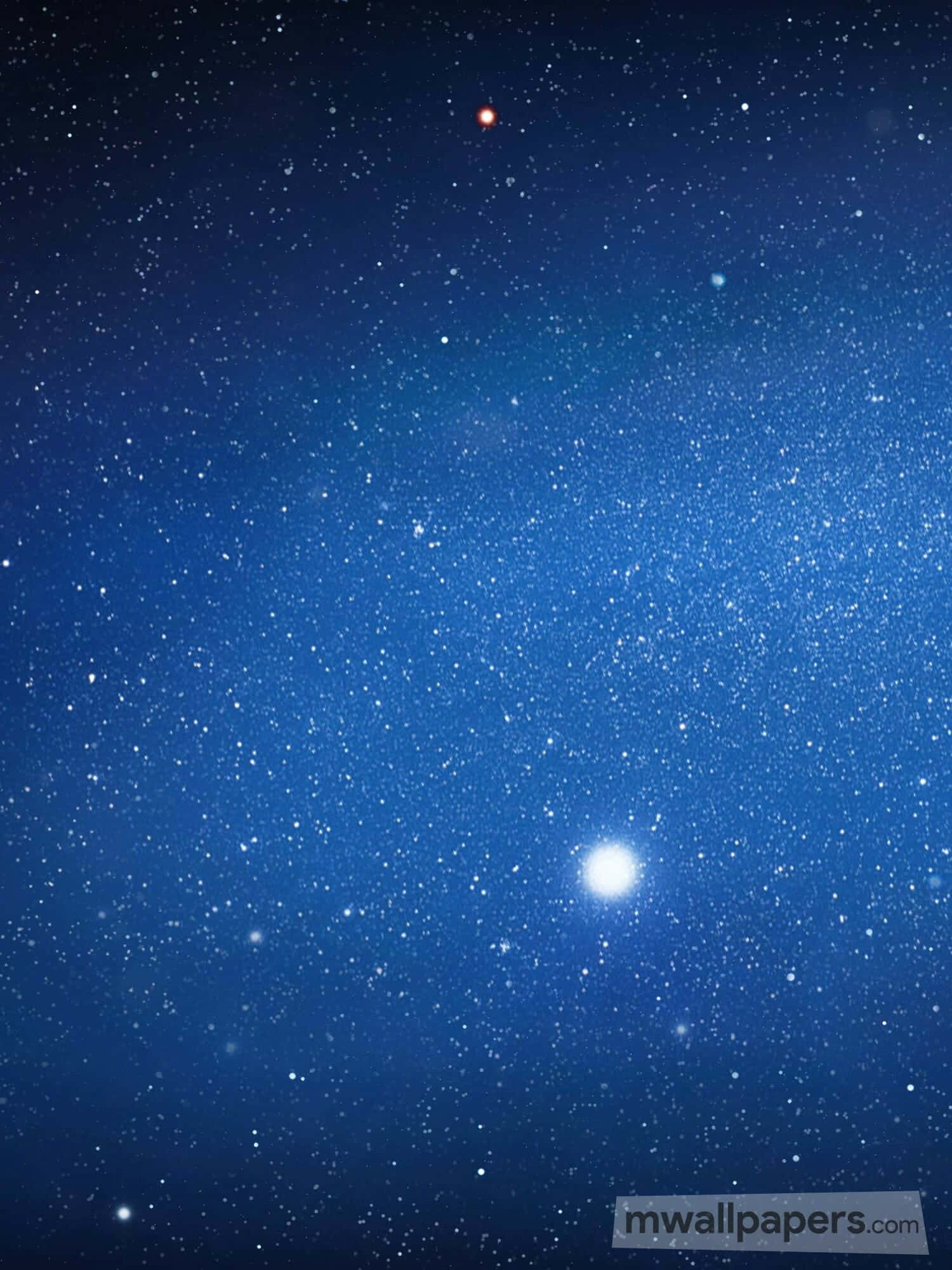 Star Sky, deep blue night sky, twinkling stars, Full HD Phone Wallpaper