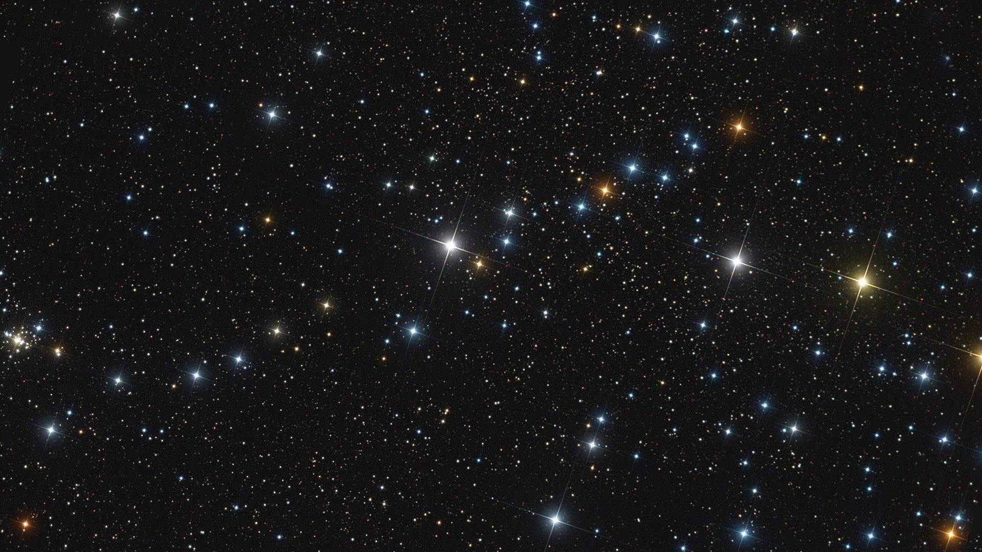 Star Space, 1920 x 1080, blue, Full HD Desktop Wallpaper