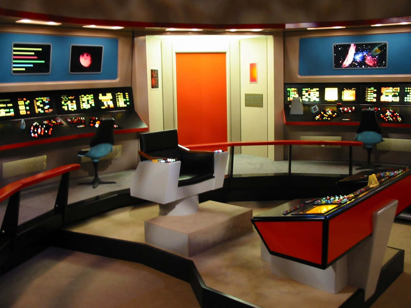 Star Trek Enterprise Bridge, Enterprise, captain's chair, HD Desktop Wallpaper