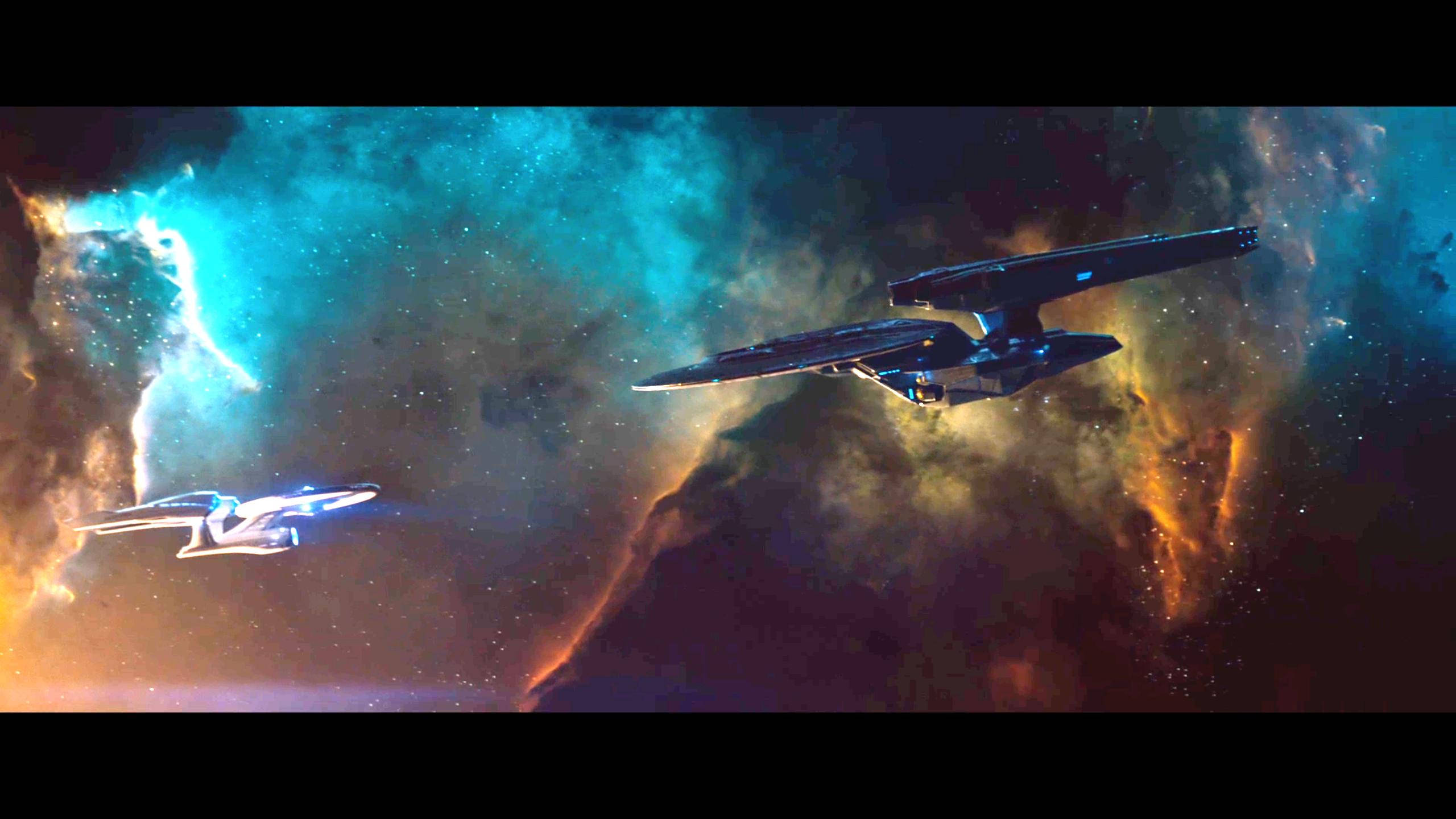 Star Trek Into Darkness, nebula, teal, 2K Desktop Wallpaper