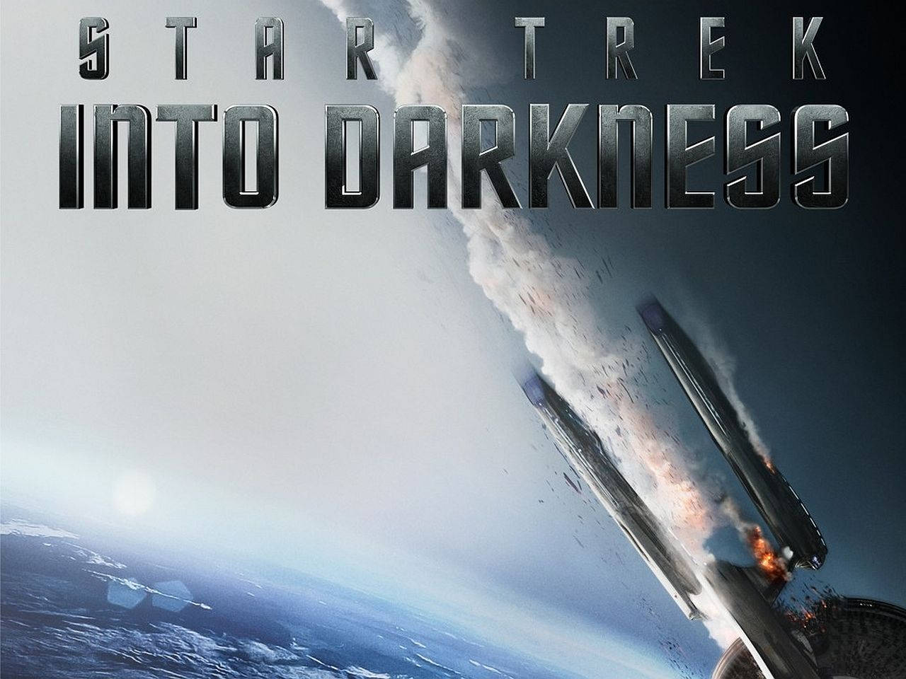 Star Trek Into Darkness, spaceship, blue planet, HD Desktop Wallpaper