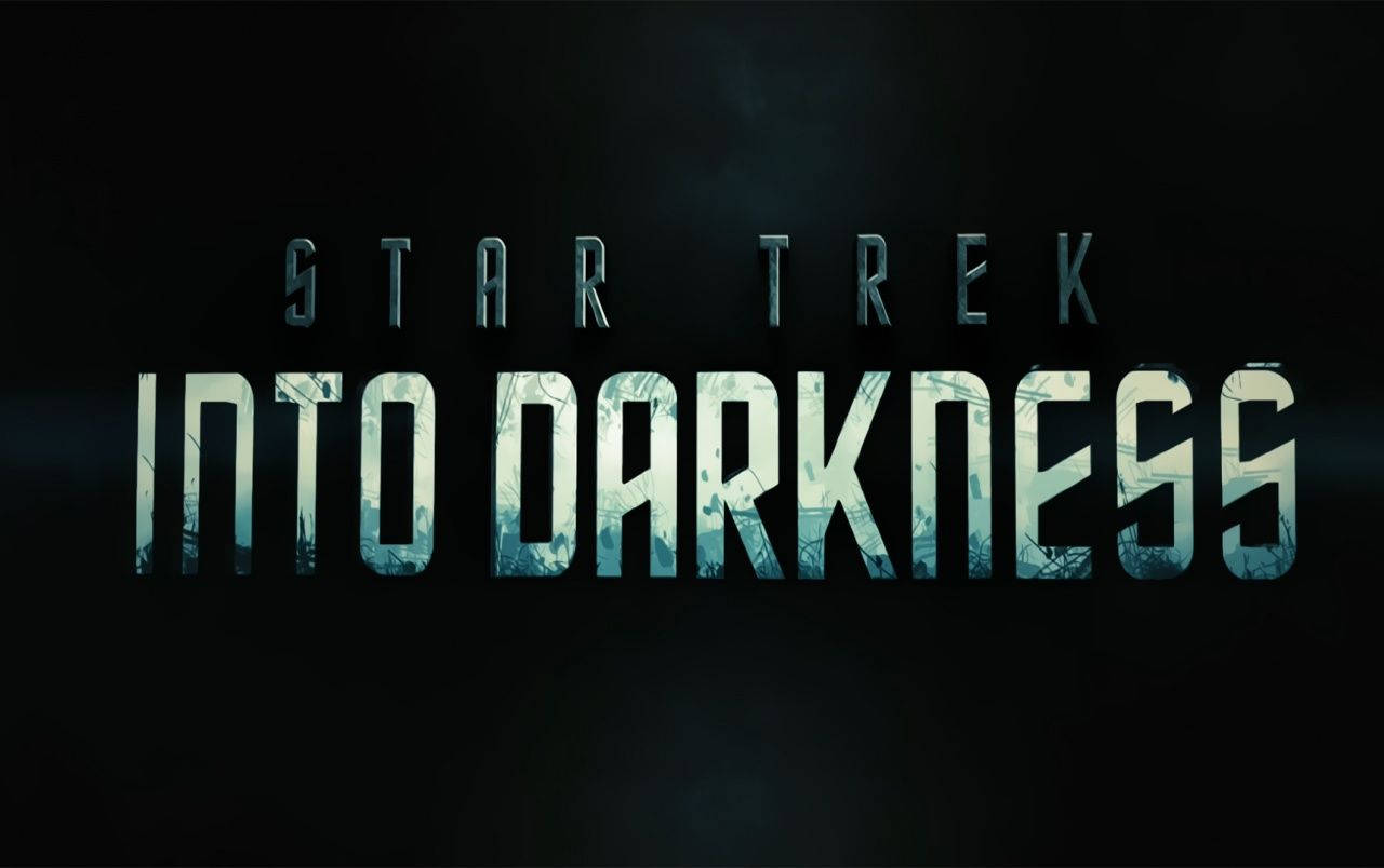 Star Trek Into Darkness, title poster, distressed metallic texture, HD Desktop Wallpaper