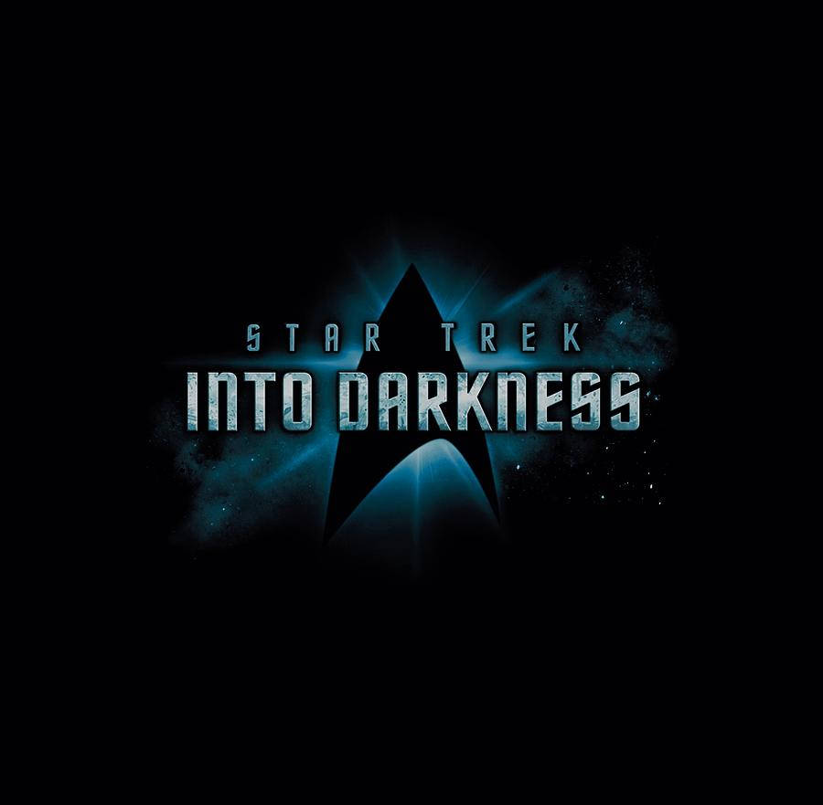 Star Trek Into Darkness, logo, icy blue light, SD Desktop Wallpaper