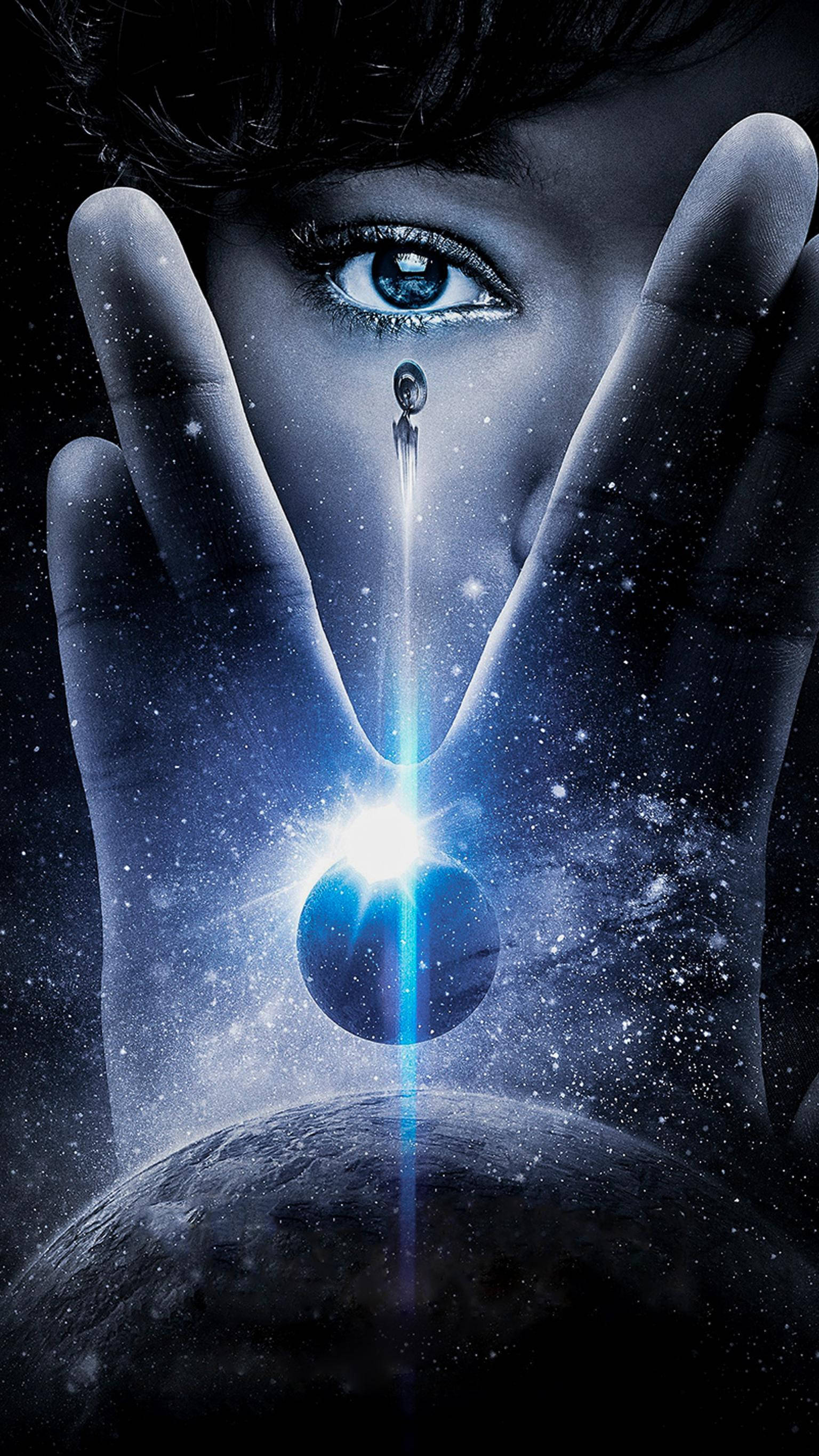 Star Trek, iPhone, glowing blue orb, 2K Phone Wallpaper