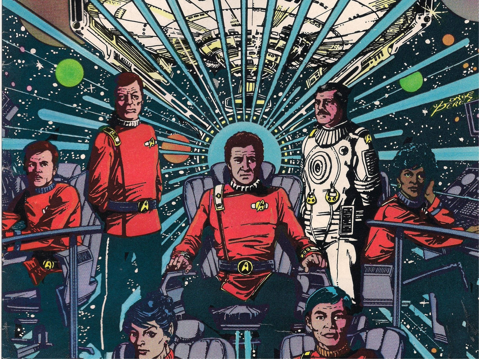 Star Trek, iPhone, vintage cartoon characters, Full HD Desktop Wallpaper