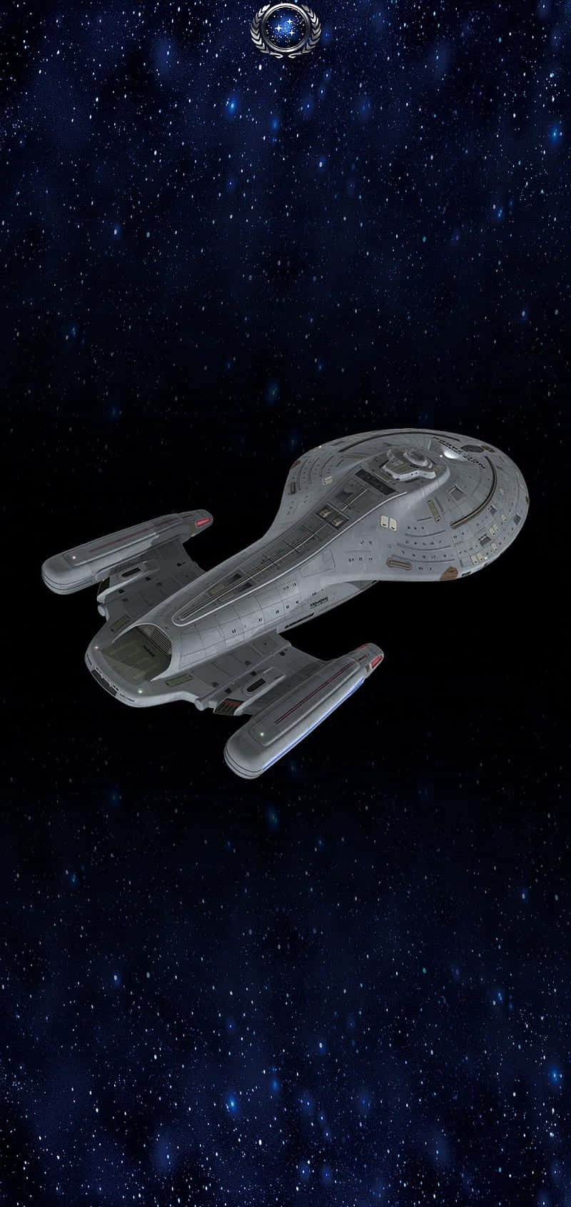 Star Trek, gray spaceship, sleek silver starship, HD Phone Wallpaper