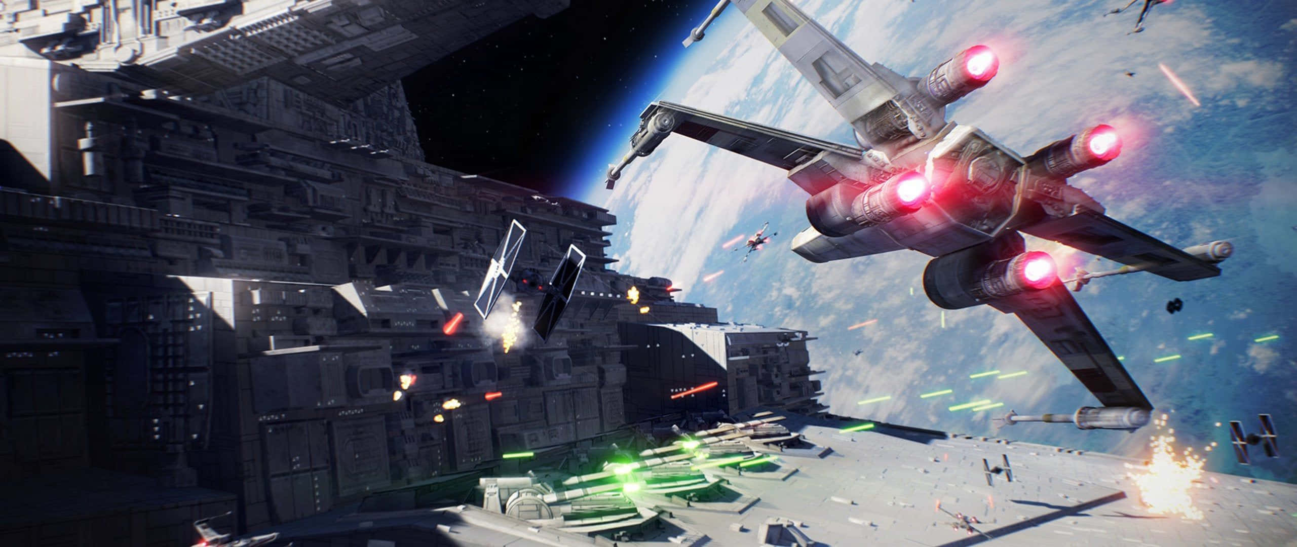 Star Wars, 2560 X 1080, starfighter, 2K Desktop Wallpaper