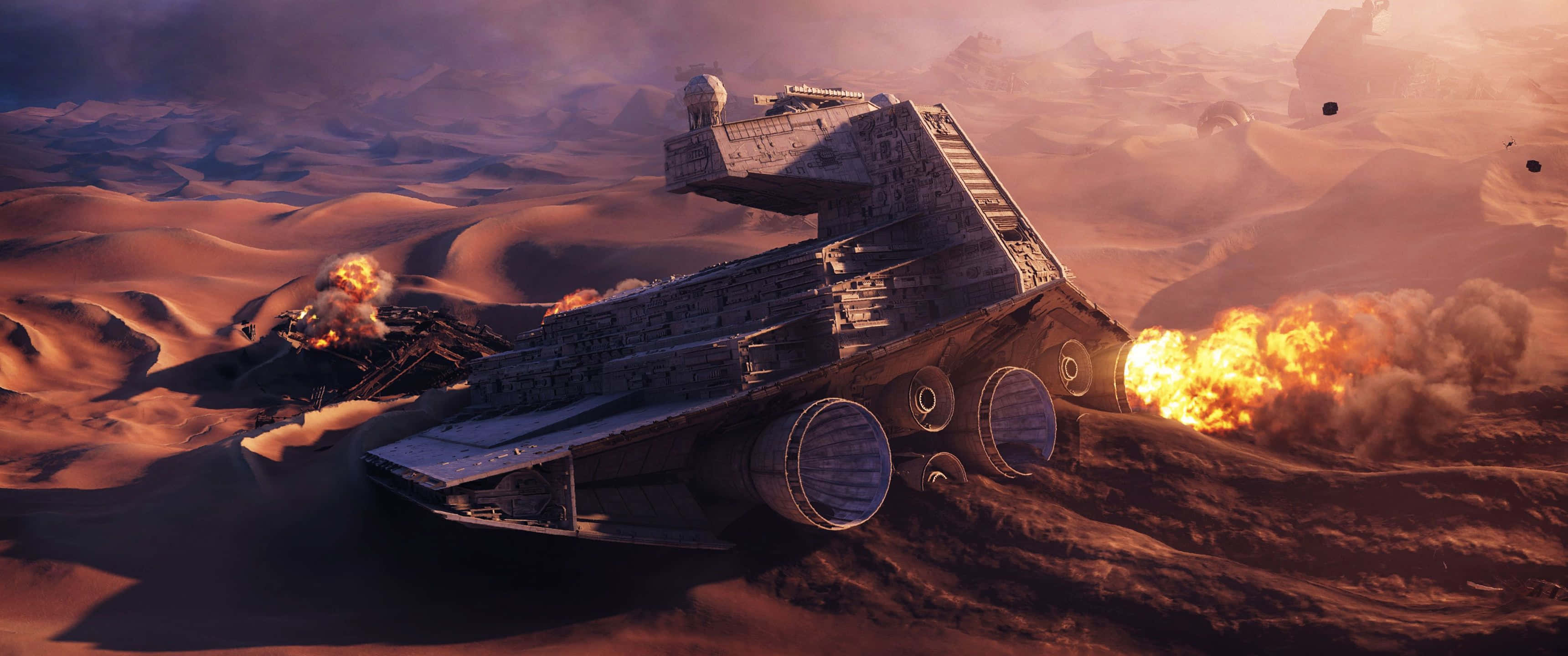 Star Wars, 3440x1440, starship, 2K Desktop Wallpaper