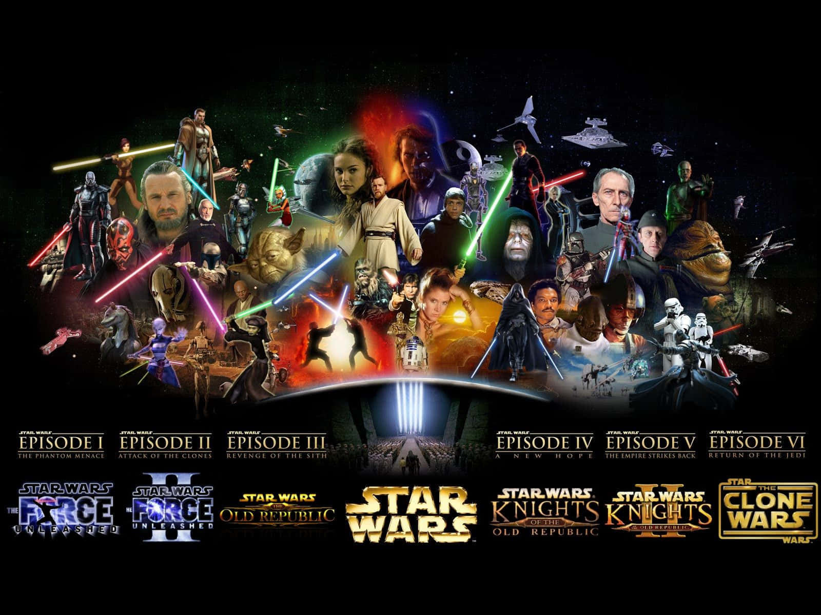 Star Wars Characters, Star Wars, space, HD Desktop Wallpaper