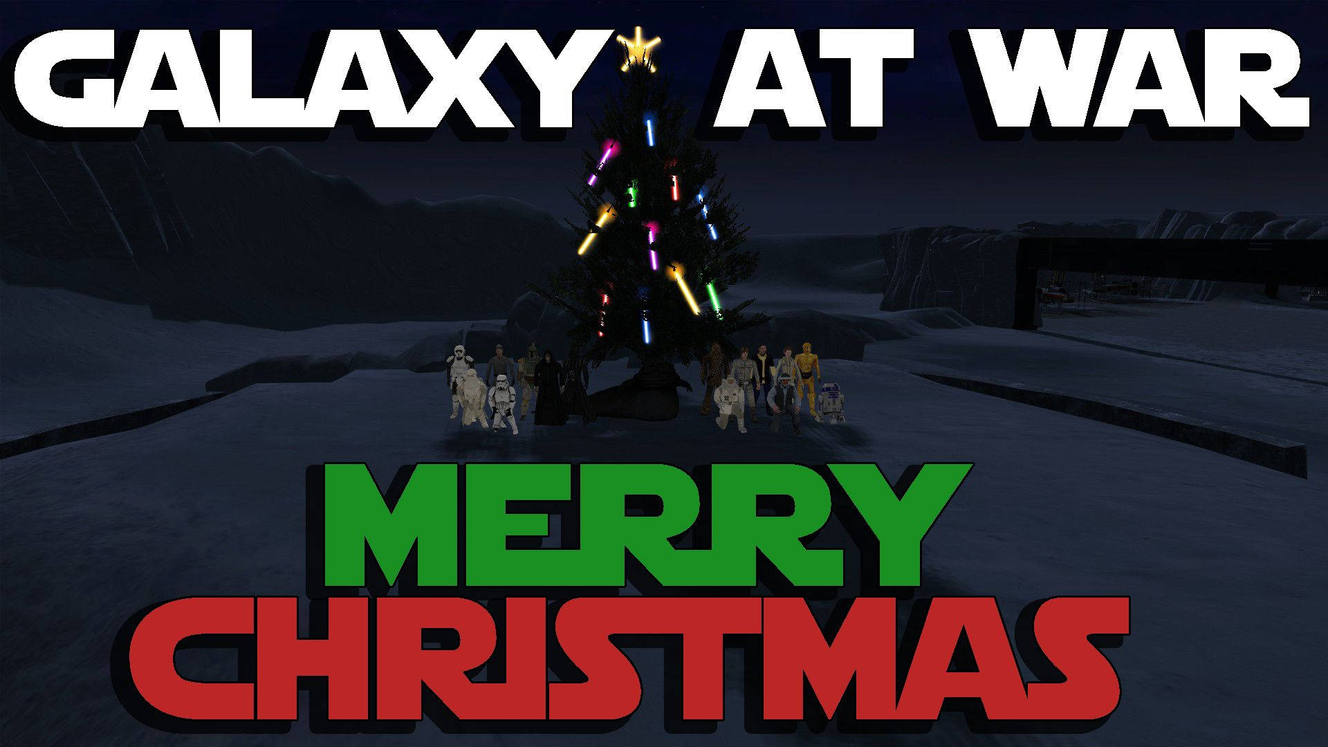 Star Wars, Christmas, Christmas tree, Full HD Desktop Wallpaper