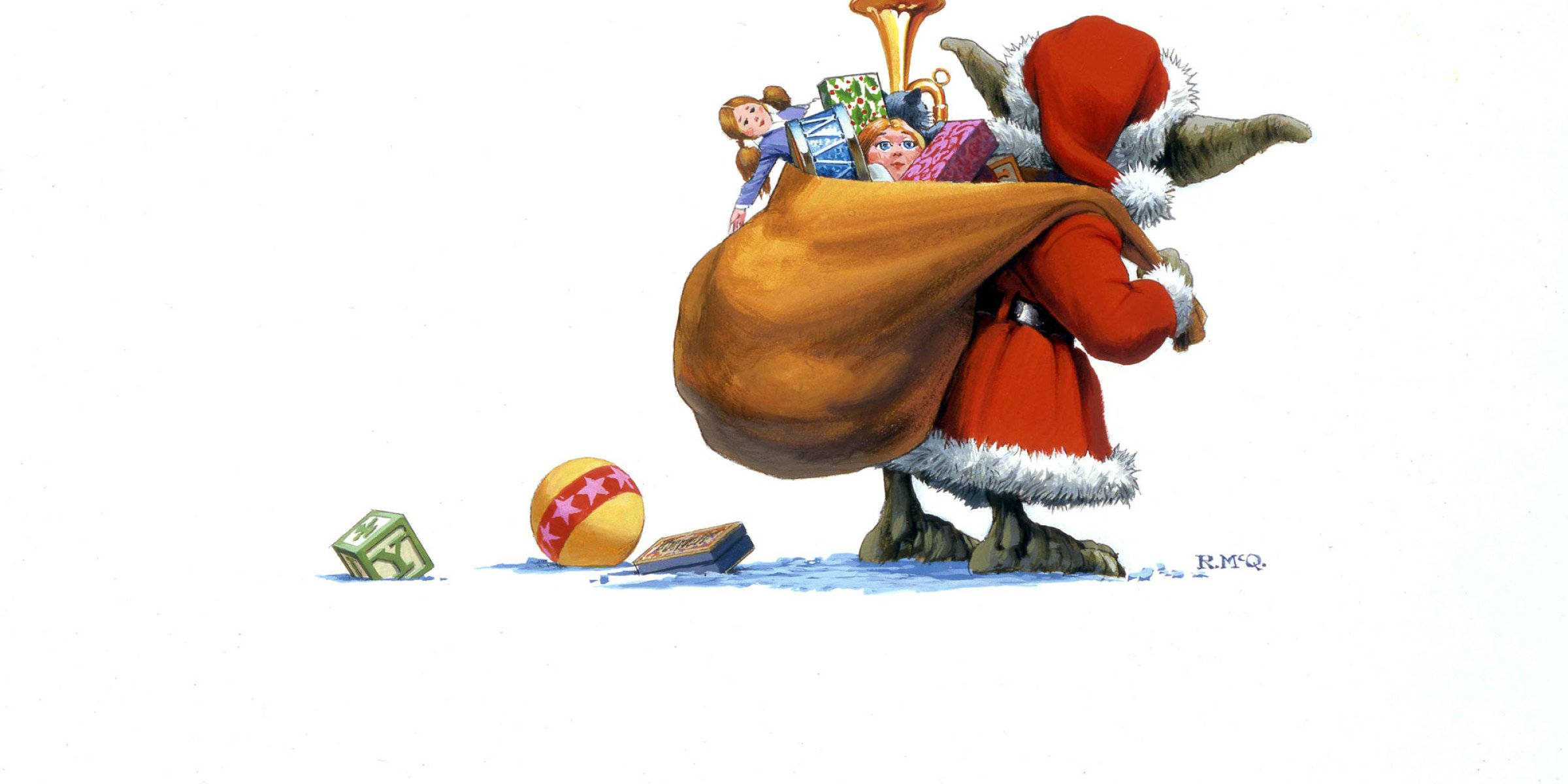 Star Wars Christmas, Santa suit, goblin, Full HD Desktop Wallpaper