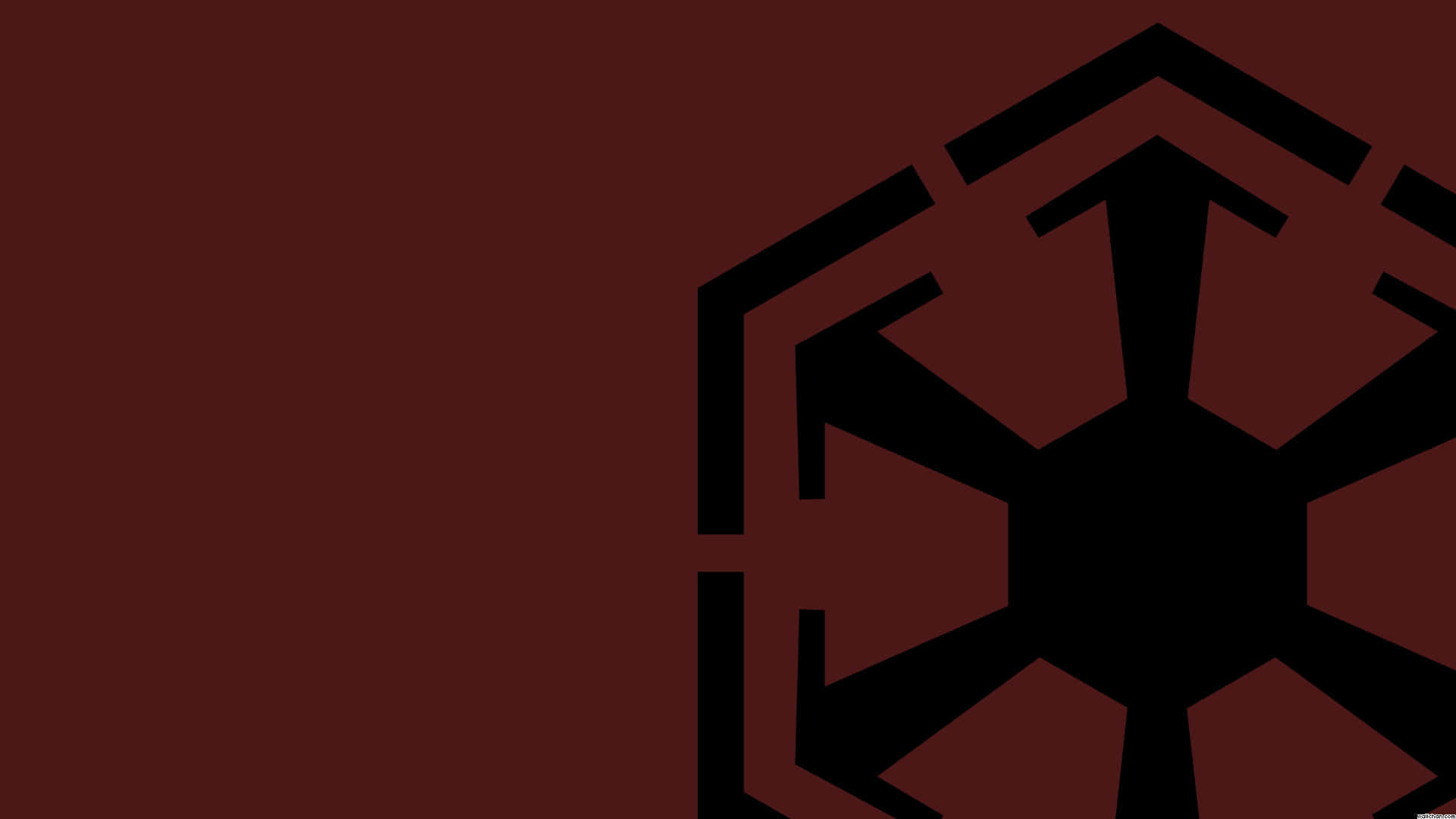 Star Wars Empire Logo, black, deep maroon background, Full HD Desktop Wallpaper