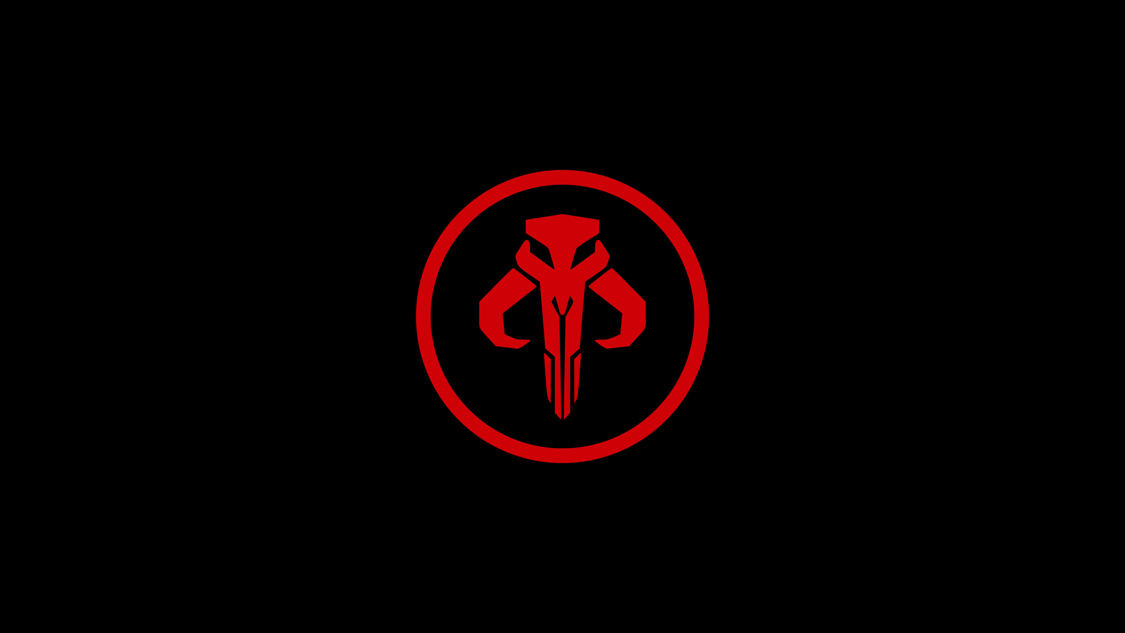 Star Wars Empire Logo, red, skull logo, 4K Desktop Wallpaper