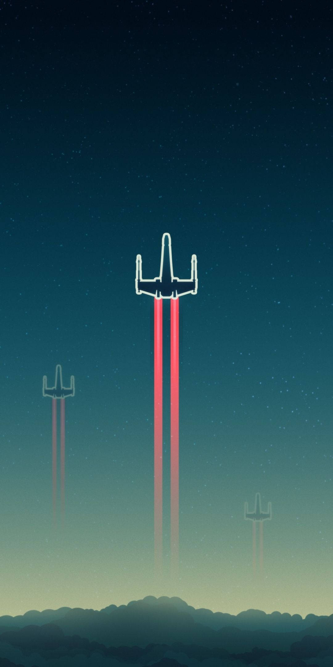 Star Wars, iPhone 6 Plus, space fighters, Full HD Phone Wallpaper