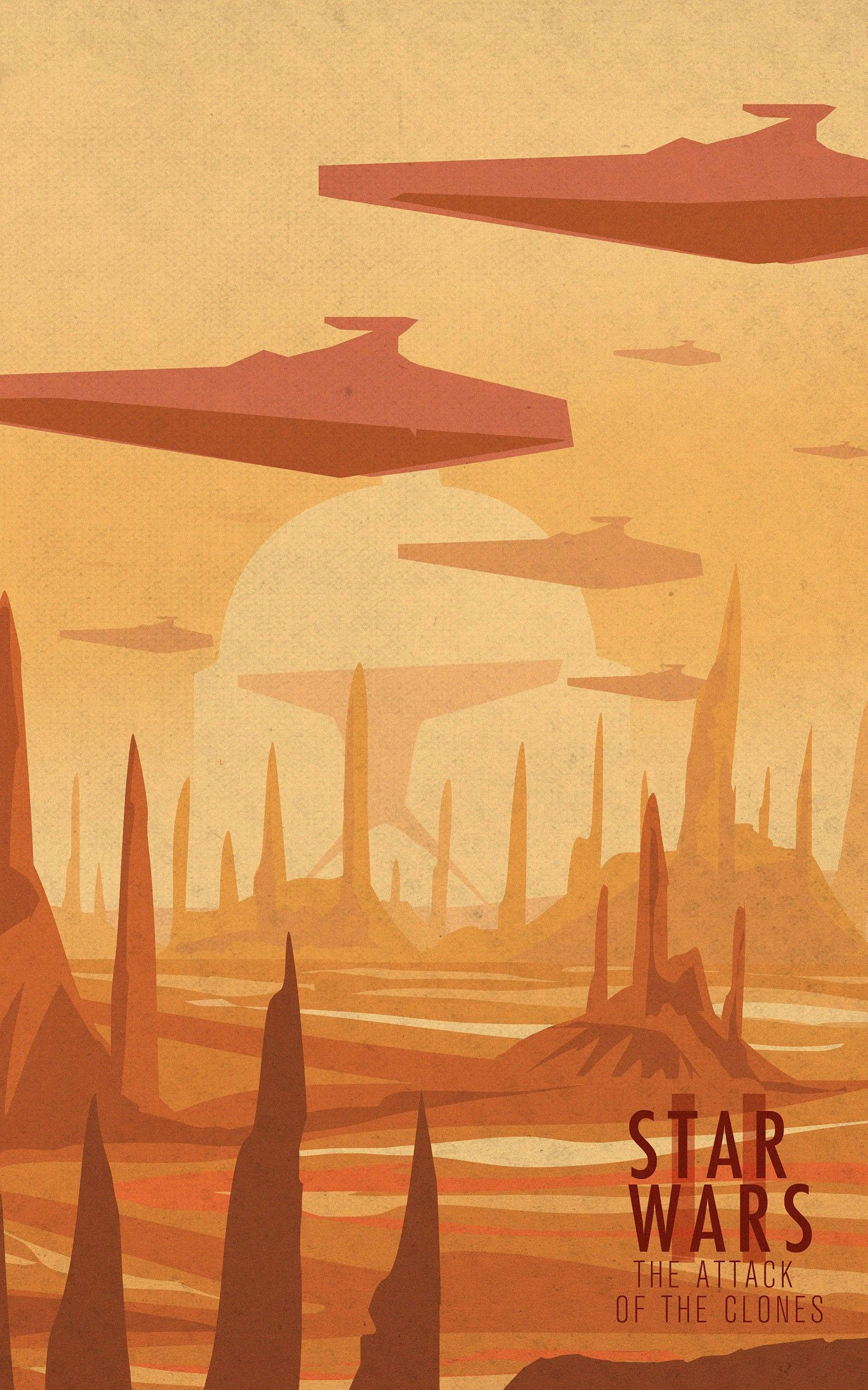 Star Wars, iPhone 6 Plus, orange, 2K Phone Wallpaper