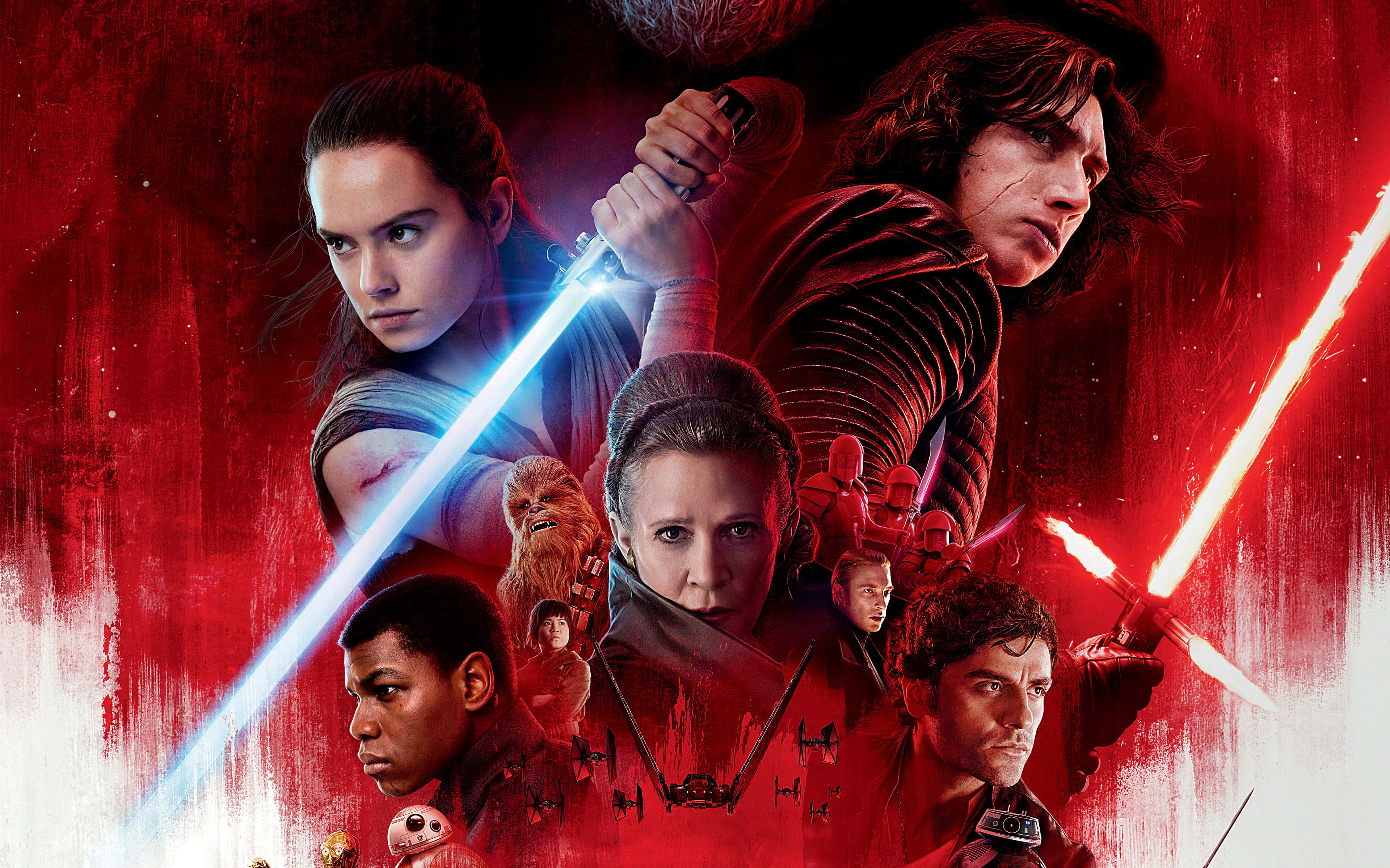 Star Wars Jedi, lightsabers, blue lightsabers, 4K Desktop Wallpaper