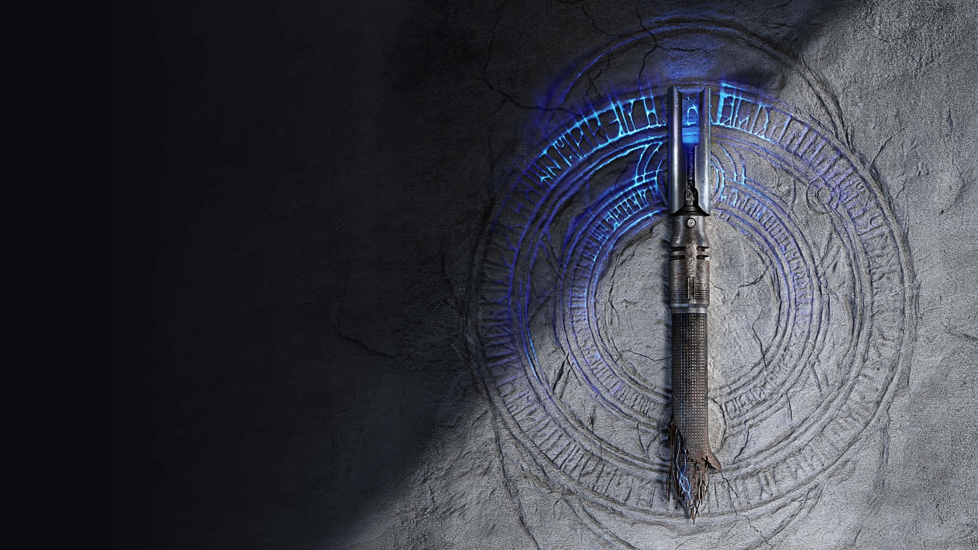 Star Wars Jedi, lightsaber, blue lightsaber, Full HD Desktop Wallpaper