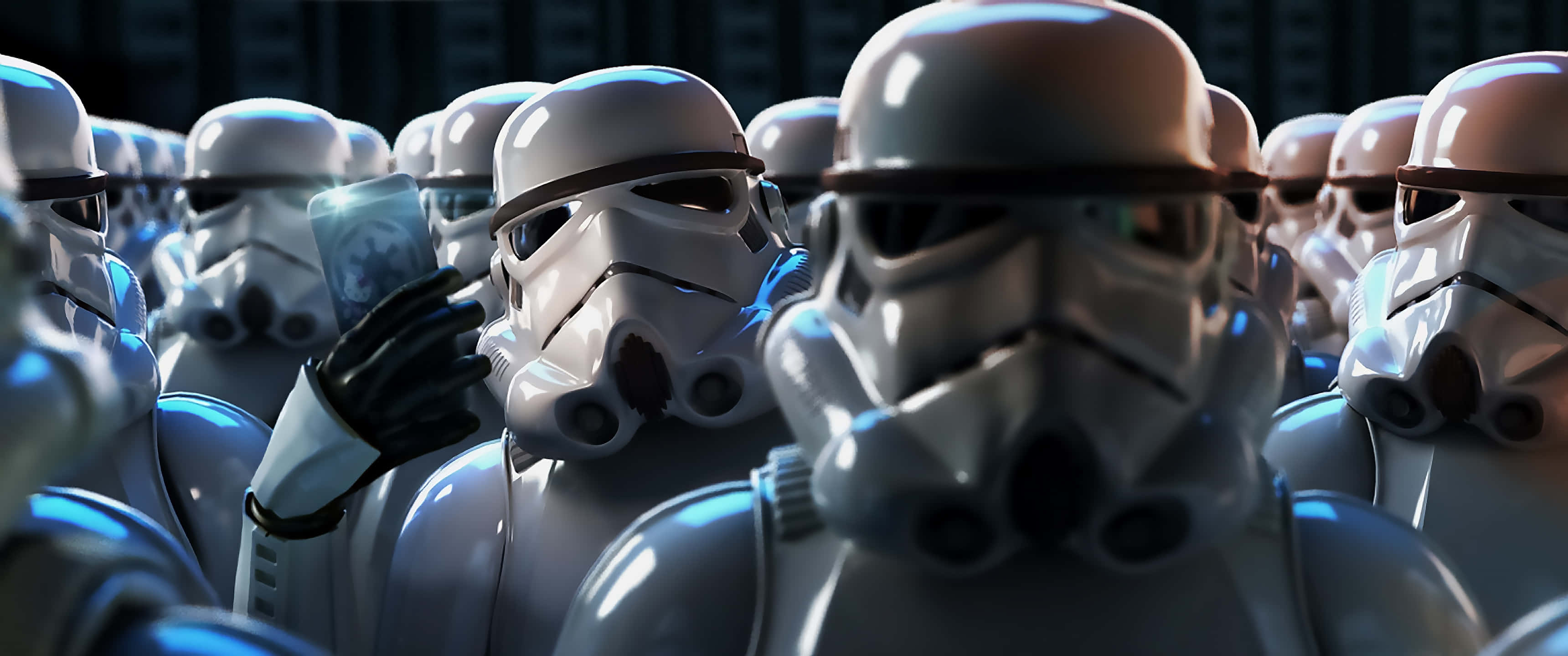 Star Wars, stormtroopers, white armor, 2K Desktop Wallpaper