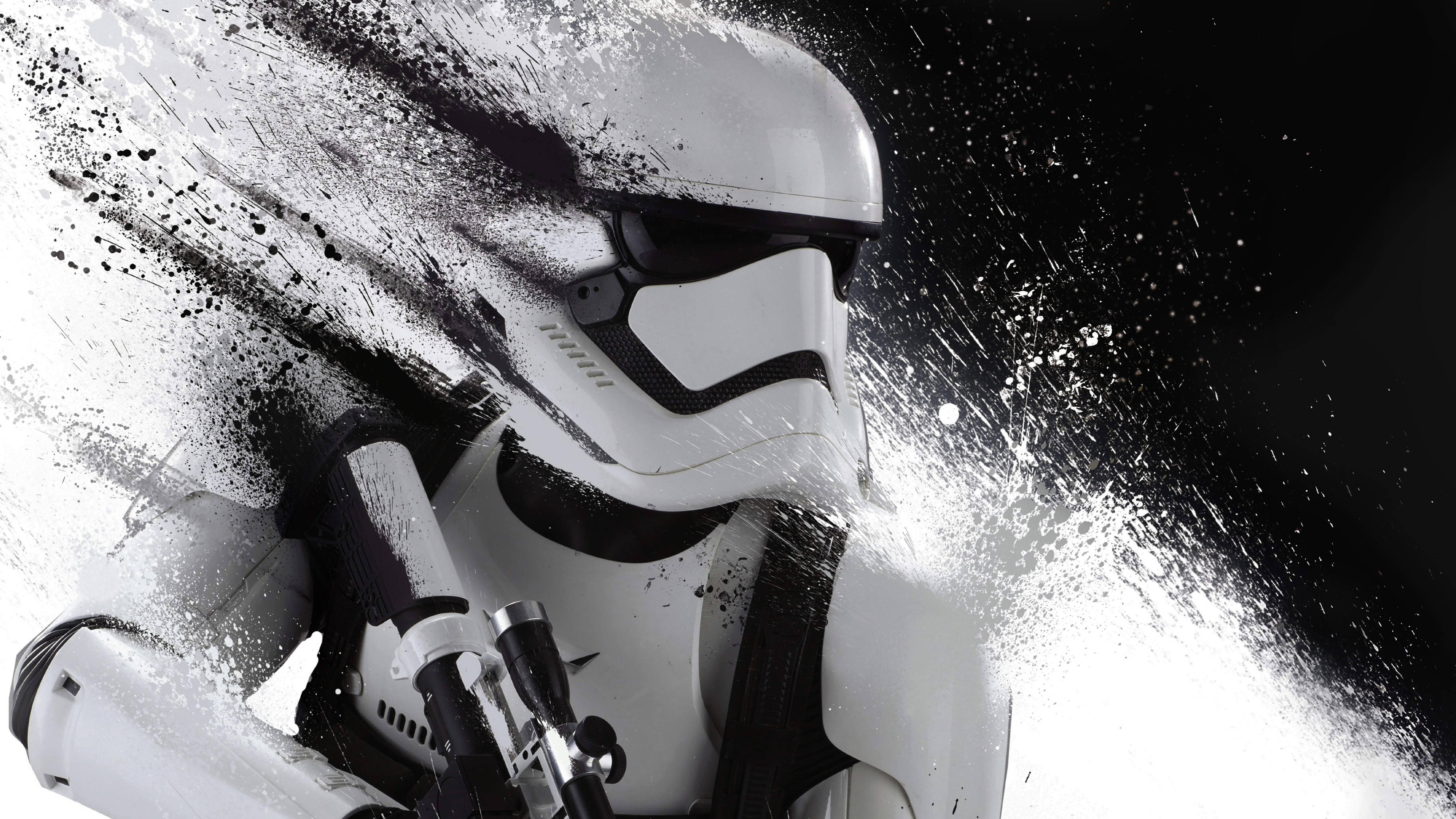 Star Wars, stormtrooper helmet, armor, 4K Desktop Wallpaper