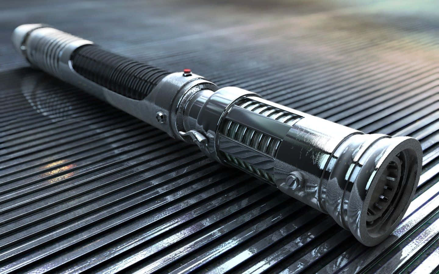 Star Wars Lightsaber, silver, hilt, HD Desktop Wallpaper
