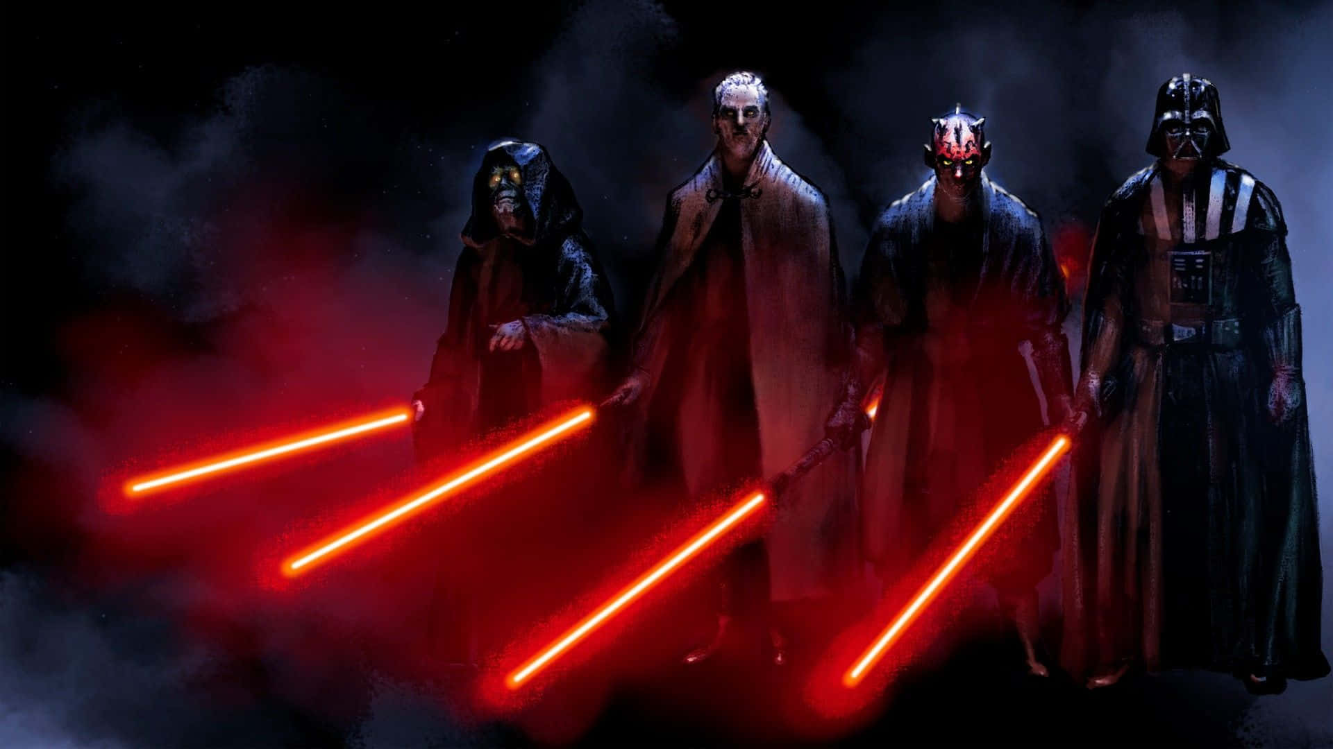 Star Wars Lightsaber, red lightsabers, dark side Jedi, Full HD Desktop Wallpaper