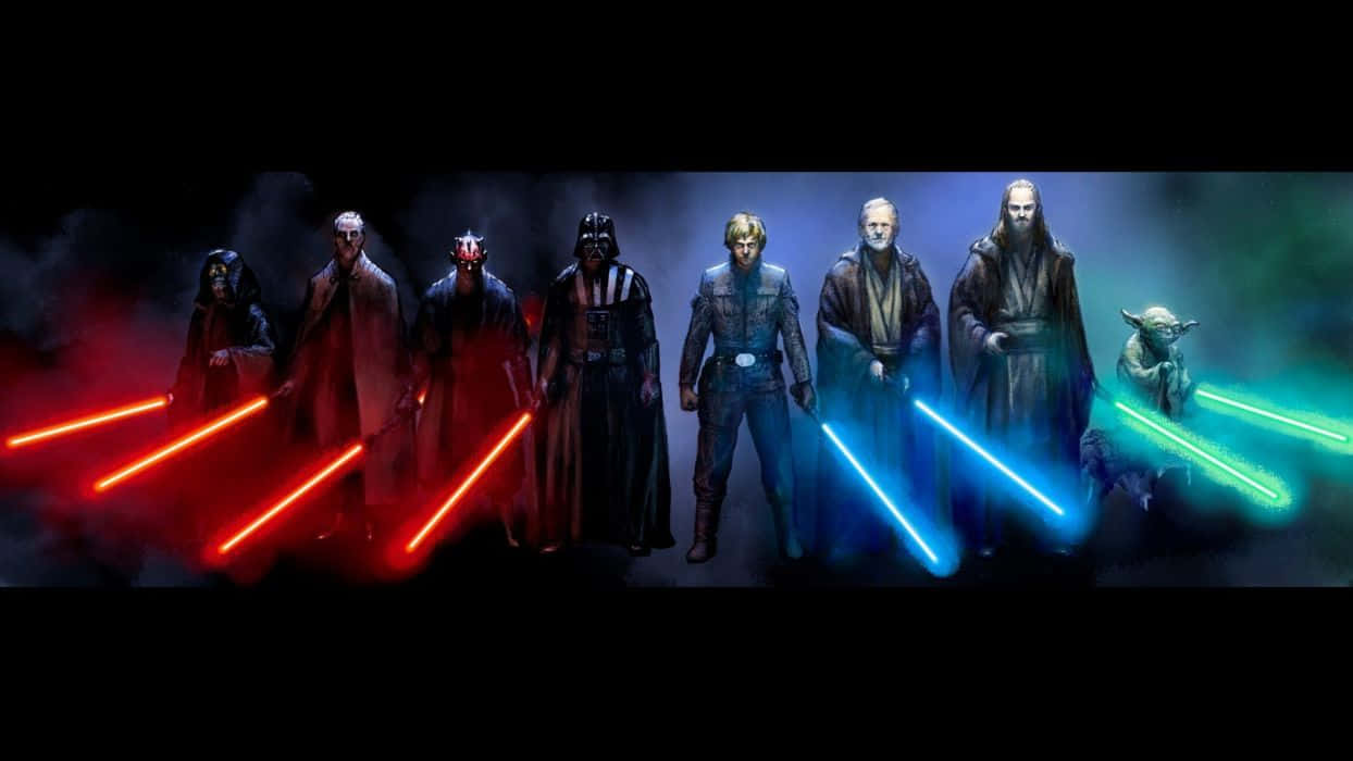 Star Wars, lightsaber, red lightsaber, SD Desktop Wallpaper