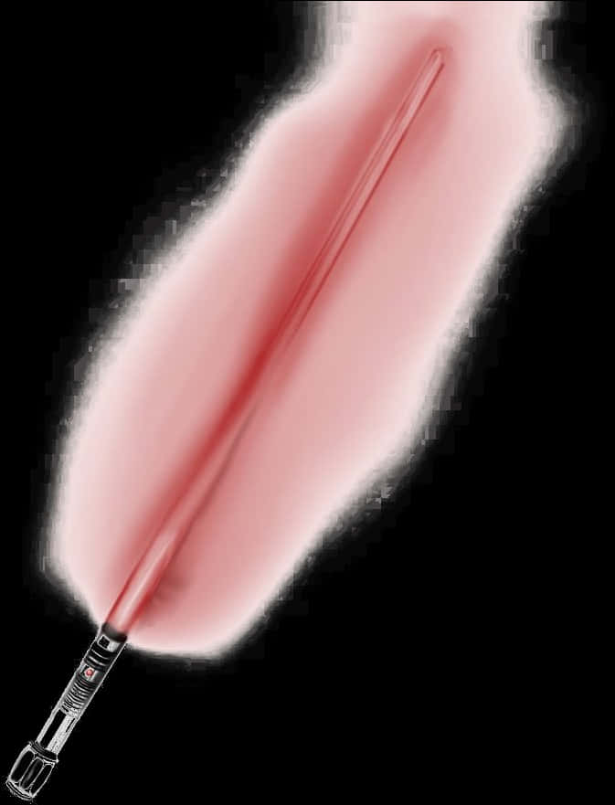 red lightsaber, sleek hilt, radiant blade, SD Phone Wallpaper