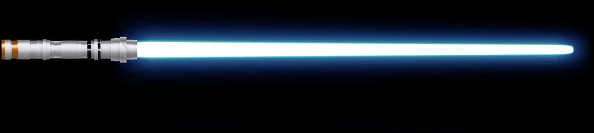 blue lightsaber, black background, glowing blue lightsaber blade, SD Desktop Wallpaper