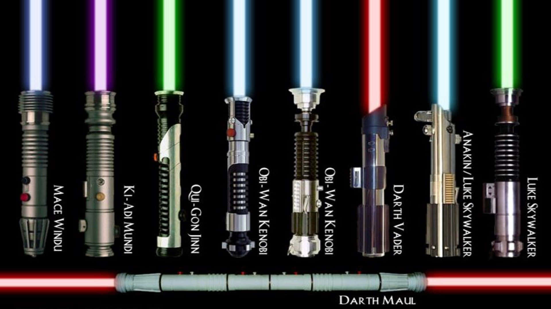Star Wars Lightsaber, Star Wars, black background, Full HD Desktop Wallpaper