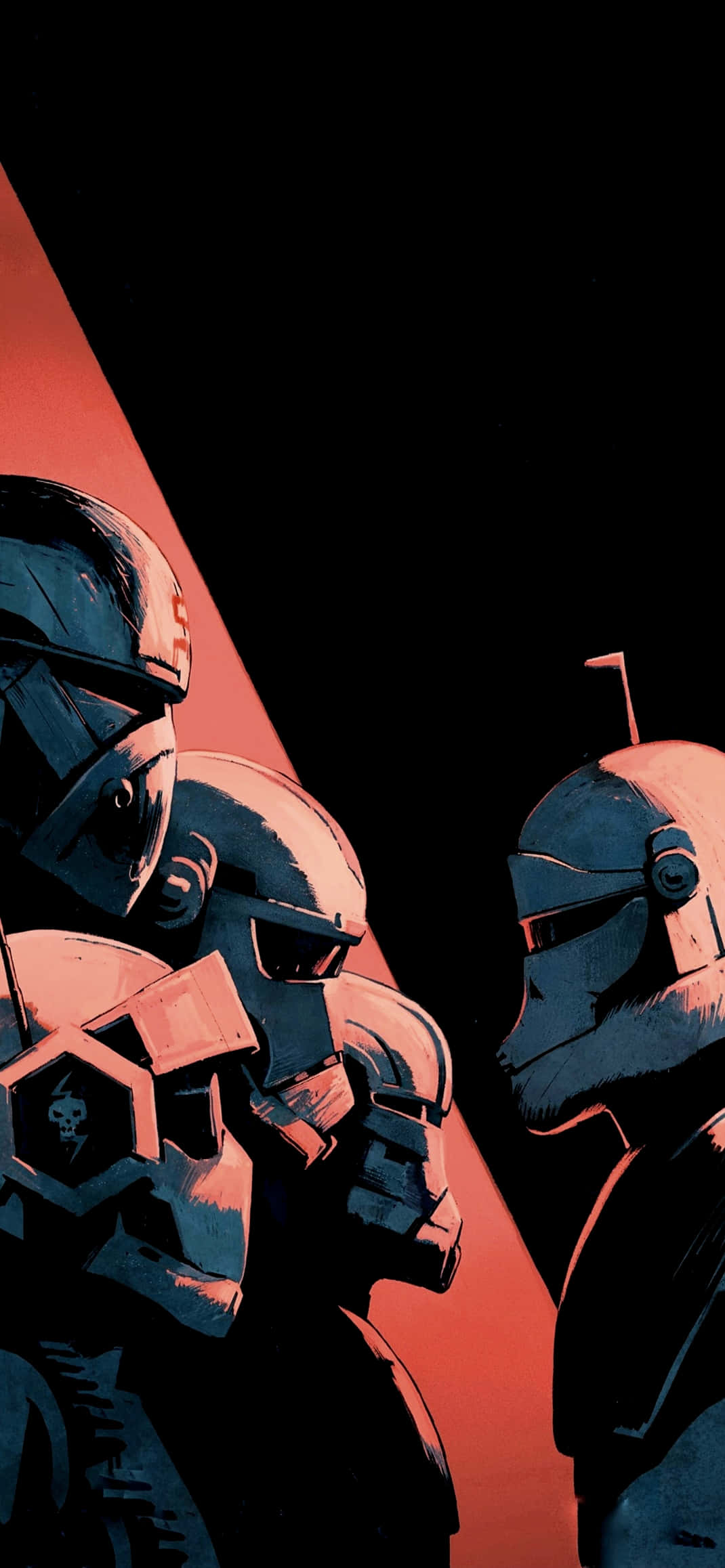 Star Wars The Bad Batch, clones, armored figures, Full HD Phone Wallpaper