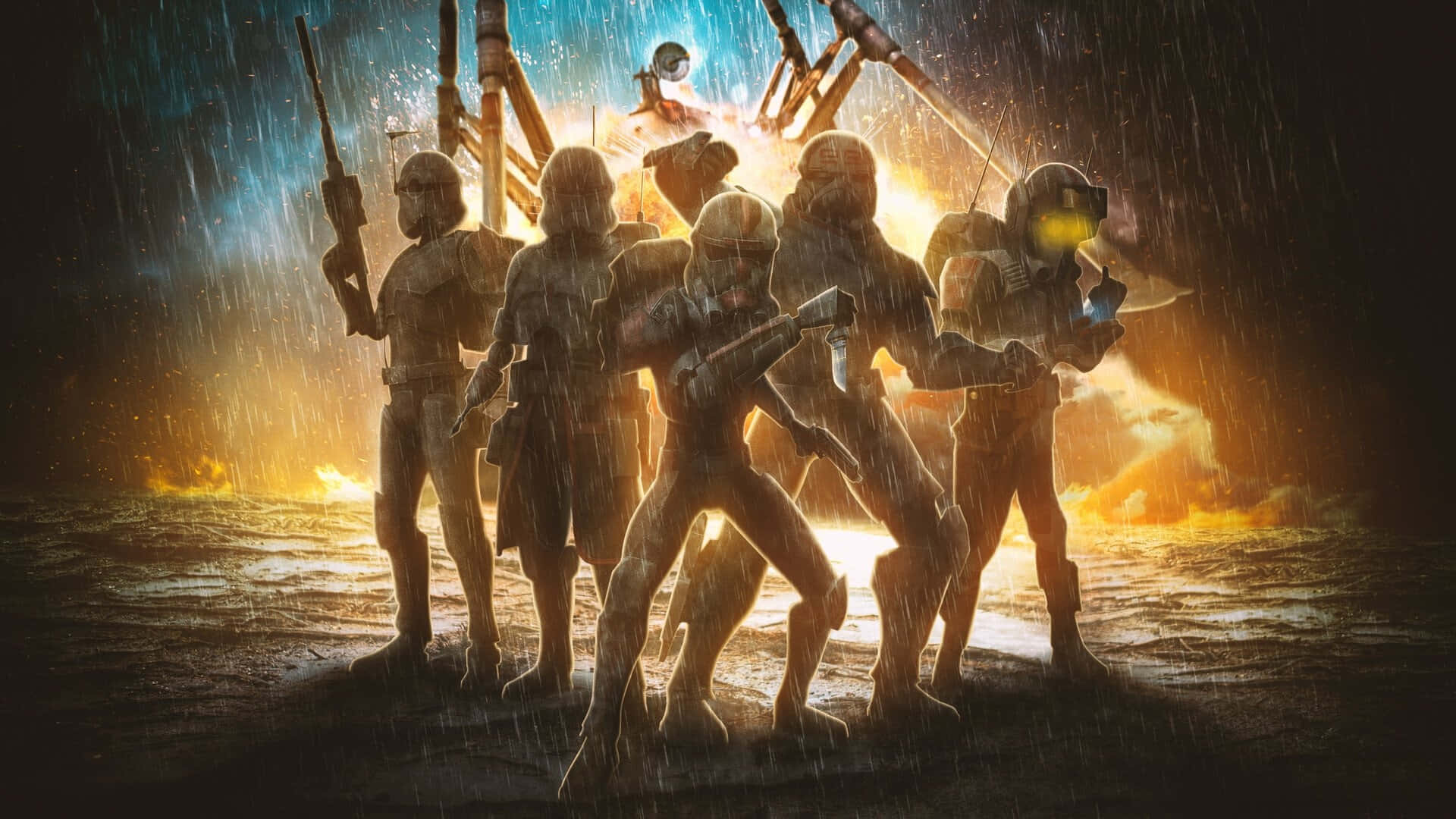 Star Wars The Bad Batch, cloned soldiers, armor, Full HD Desktop Wallpaper