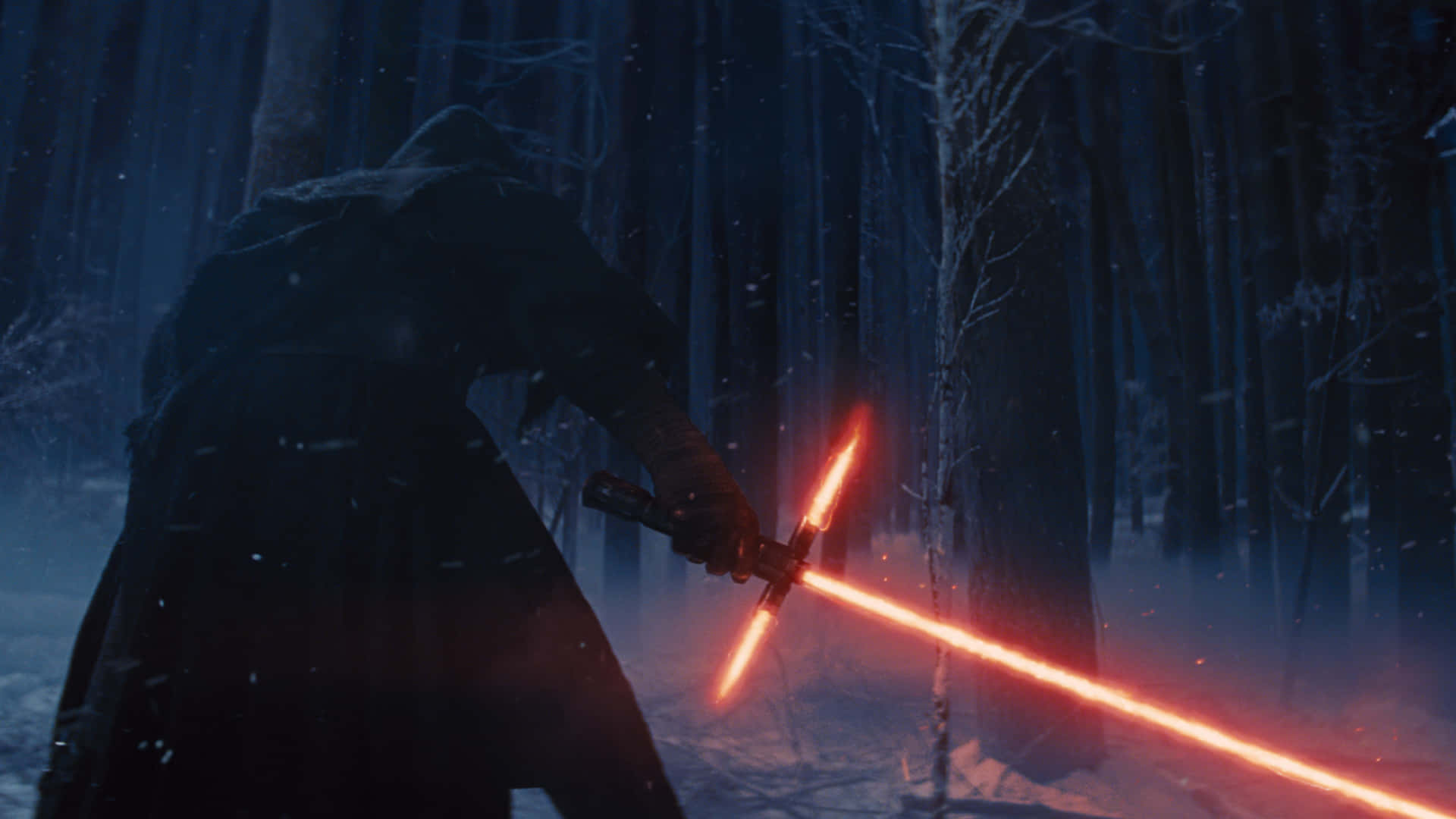Star Wars The Force Awakens, lightsaber, red lightsaber, Full HD Desktop Wallpaper