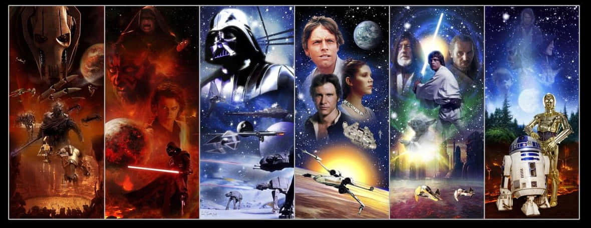 Star Wars, The Force Awakens, characters, SD Desktop Wallpaper