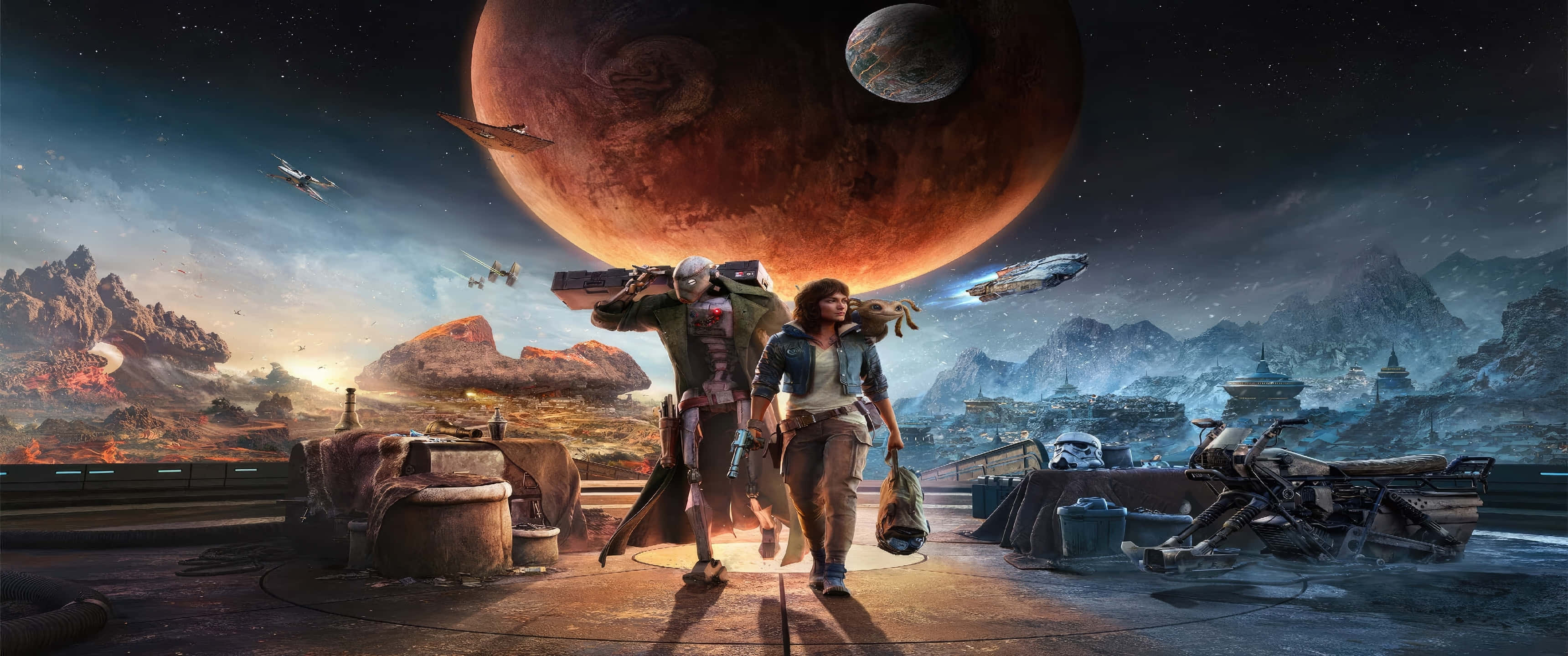 Star Wars, epic landscape, ultra wide, 2K Desktop Wallpaper