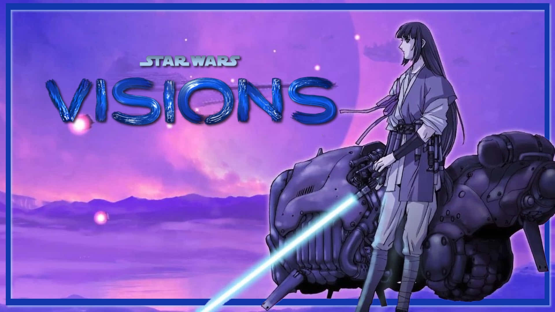 Star Wars Visions, anime character, mechanical creature, Full HD Desktop Wallpaper