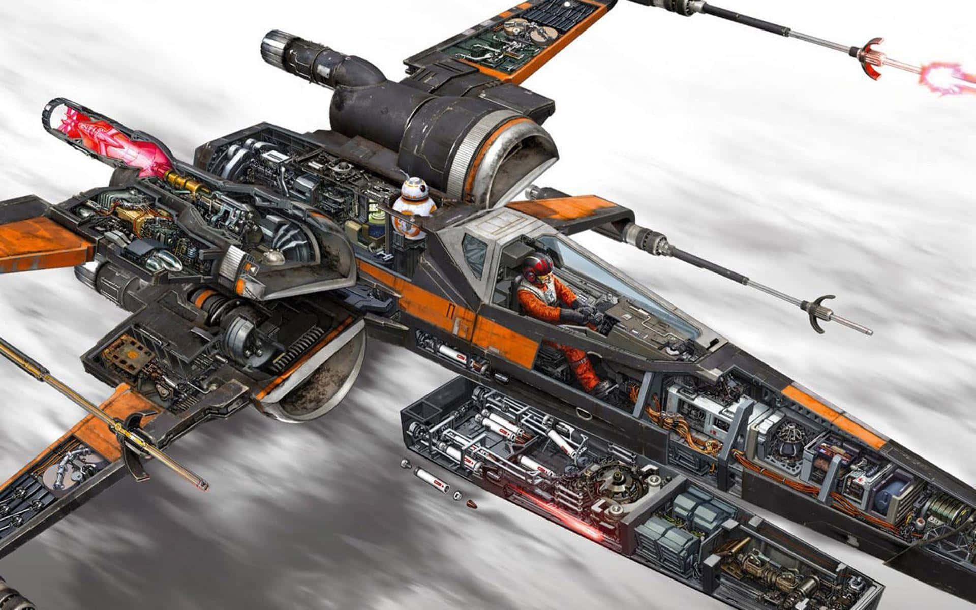 Star Wars X-Wing, starfighter, pilot, Full HD Desktop Wallpaper