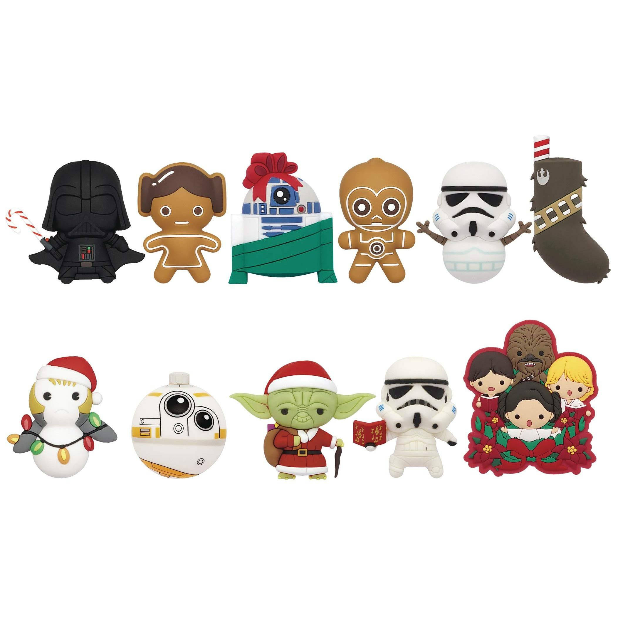 Star Wars, Merry Christmas from a galaxy far, far away, festive holiday attire, Full HD Desktop Wallpaper