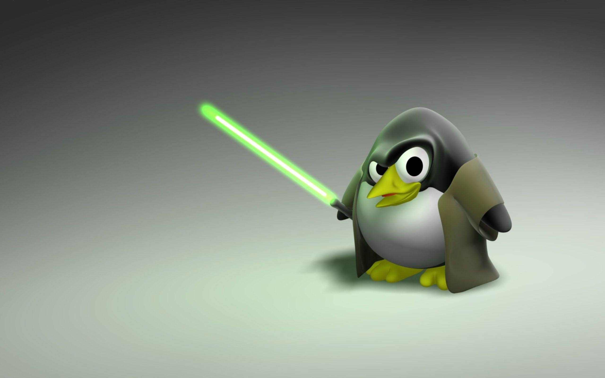 Star Wars, lightsaber, glowing green, 2K Desktop Wallpaper