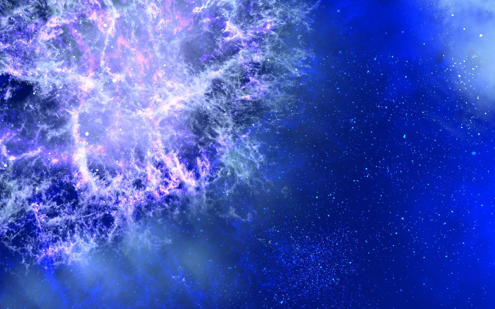 stars space nebula, cosmic nebula, vibrant purple and blue tendrils, HD Desktop Wallpaper