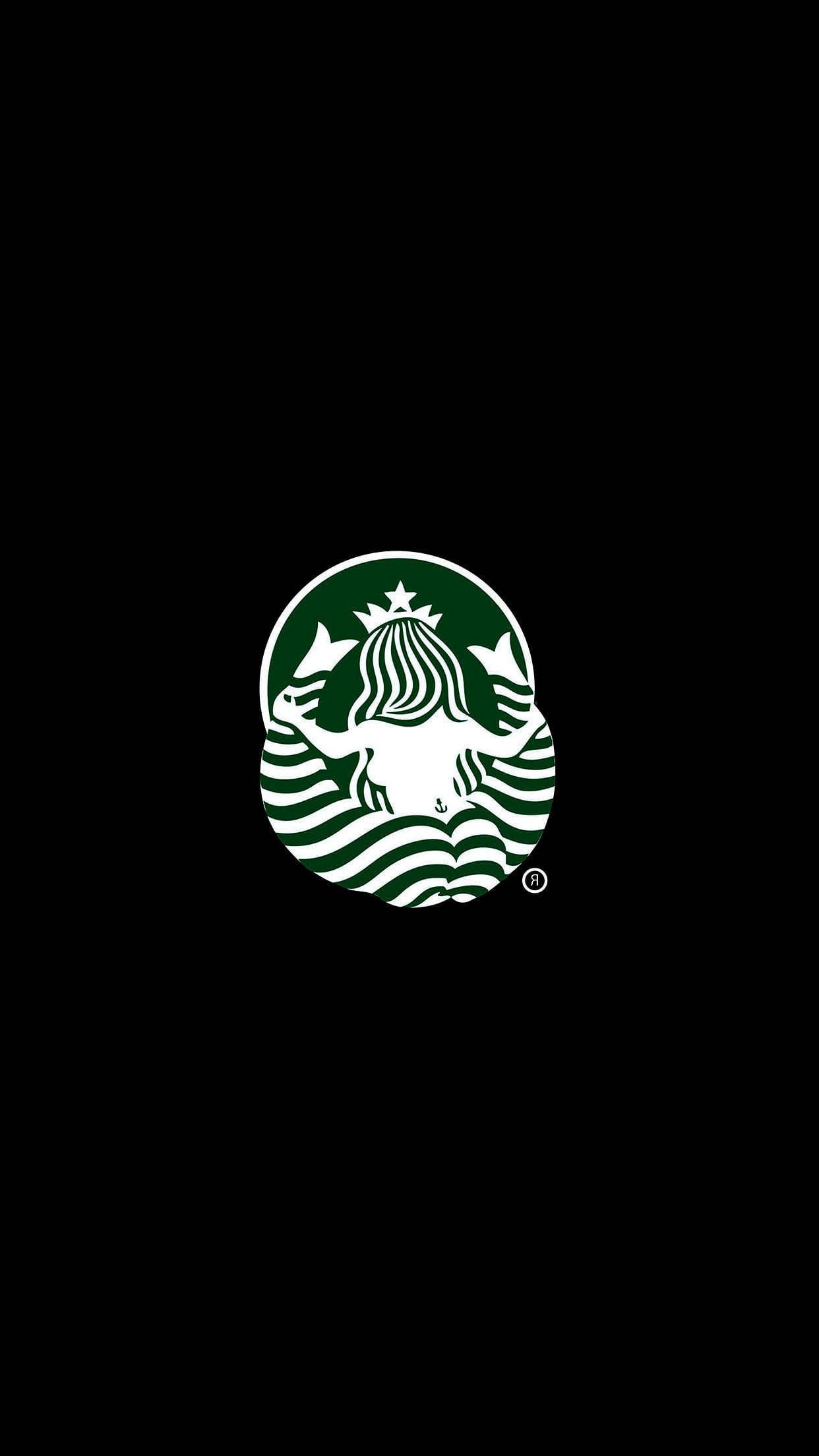 Starbucks, iPhone, siren logo, Full HD Phone Wallpaper